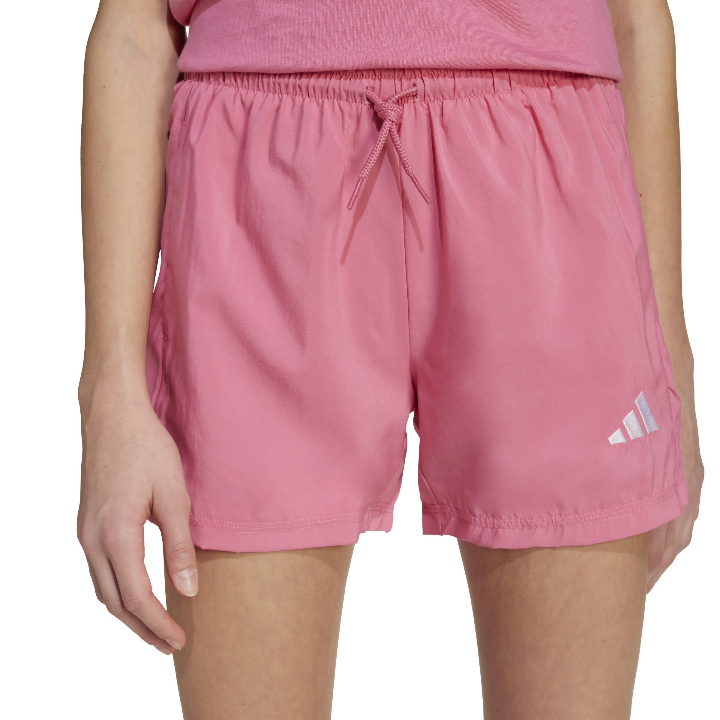 Pink Fusion/Wht - adidas - Essentials Climacool Juniors Shorts - 8