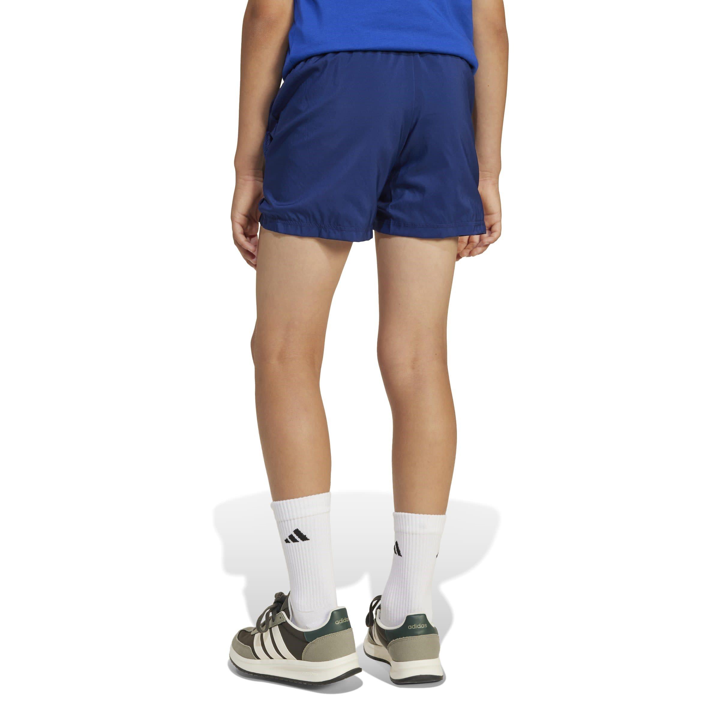 Dark Blue/White - adidas - Essentials Climacool Juniors Shorts - 5