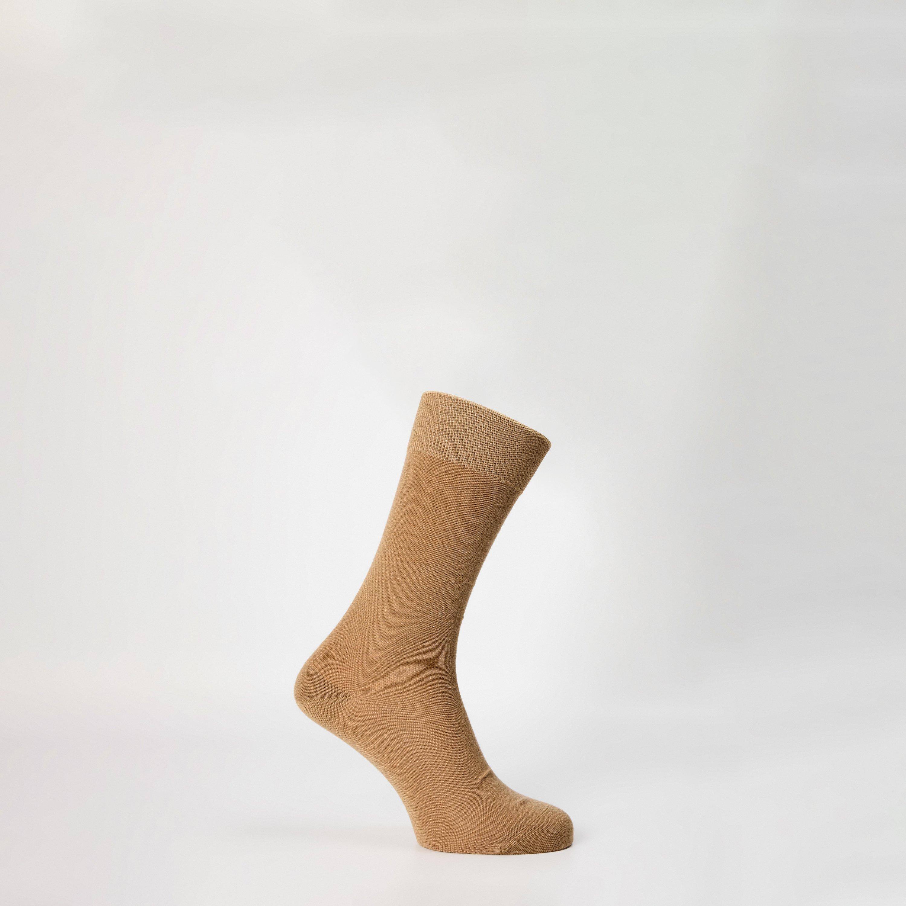 Boss Men's Cashmere Crew Socks - Beige - 5.5T