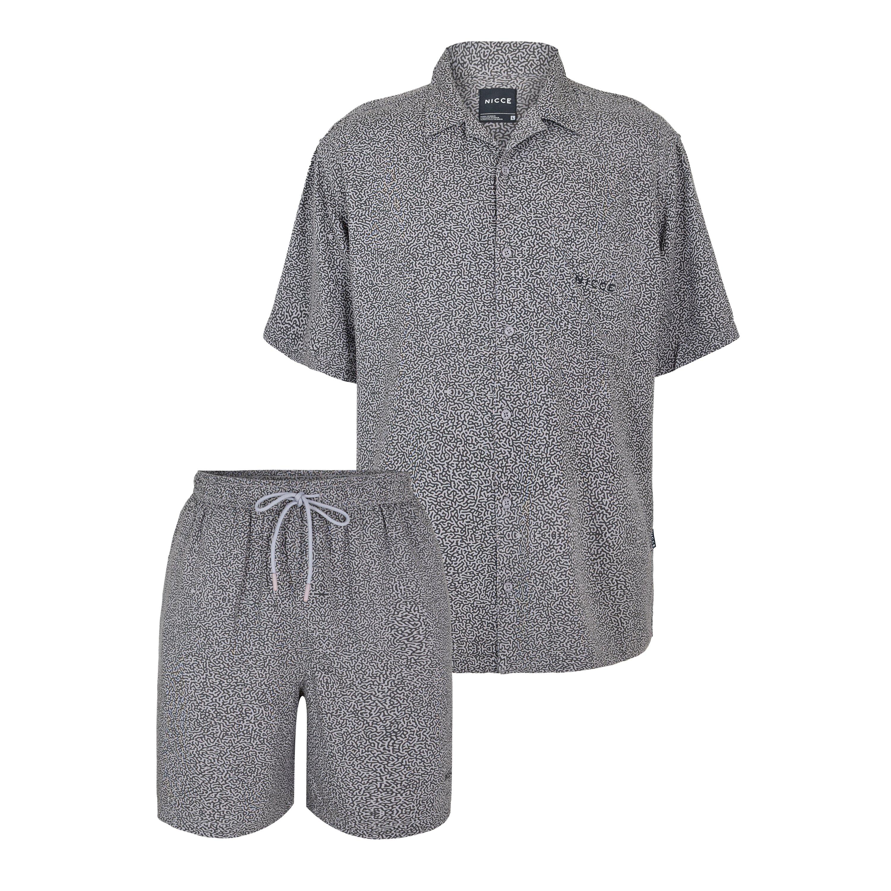 Charcoal - Nicce - Men's Brail Clothing Set - 1