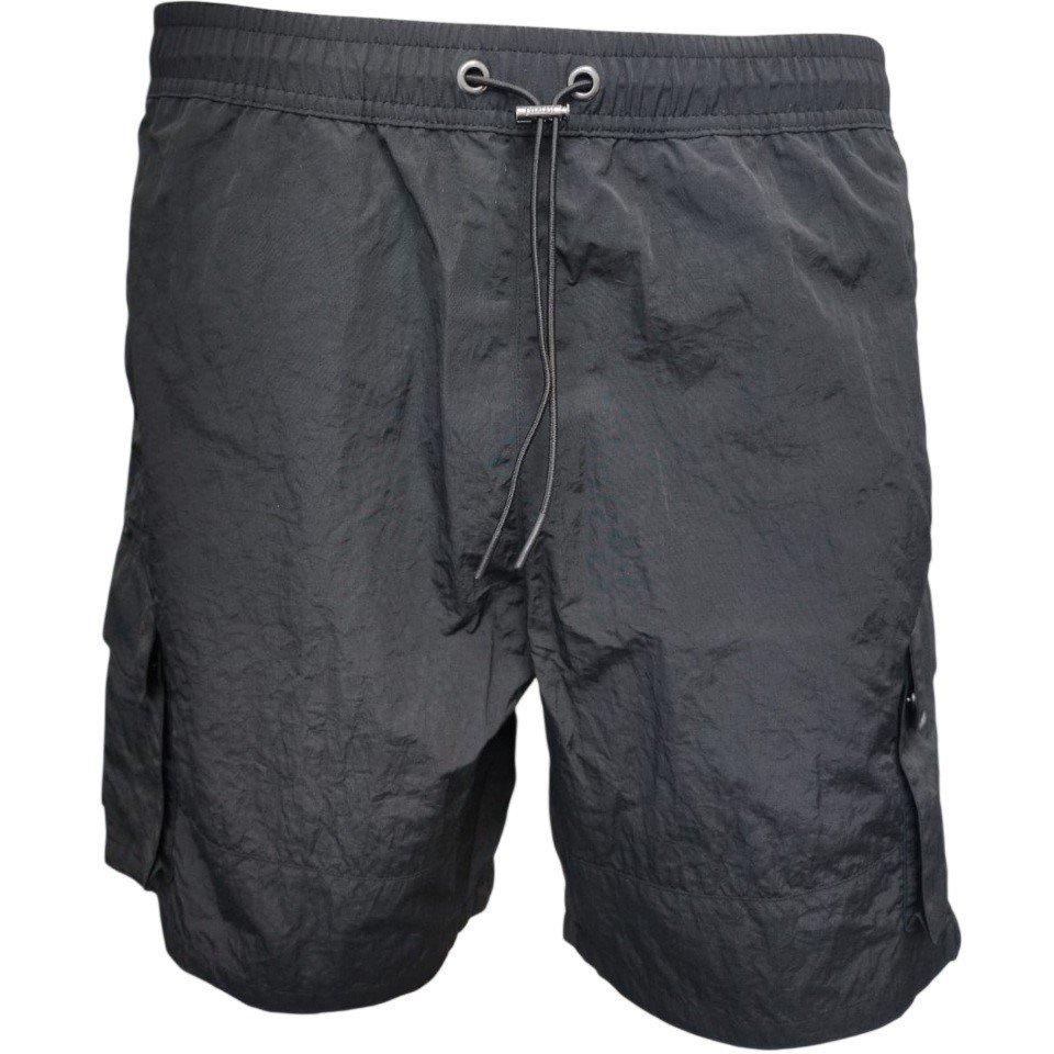 Black - Everlast - Men's Cargo Quick Dry Shorts - 1
