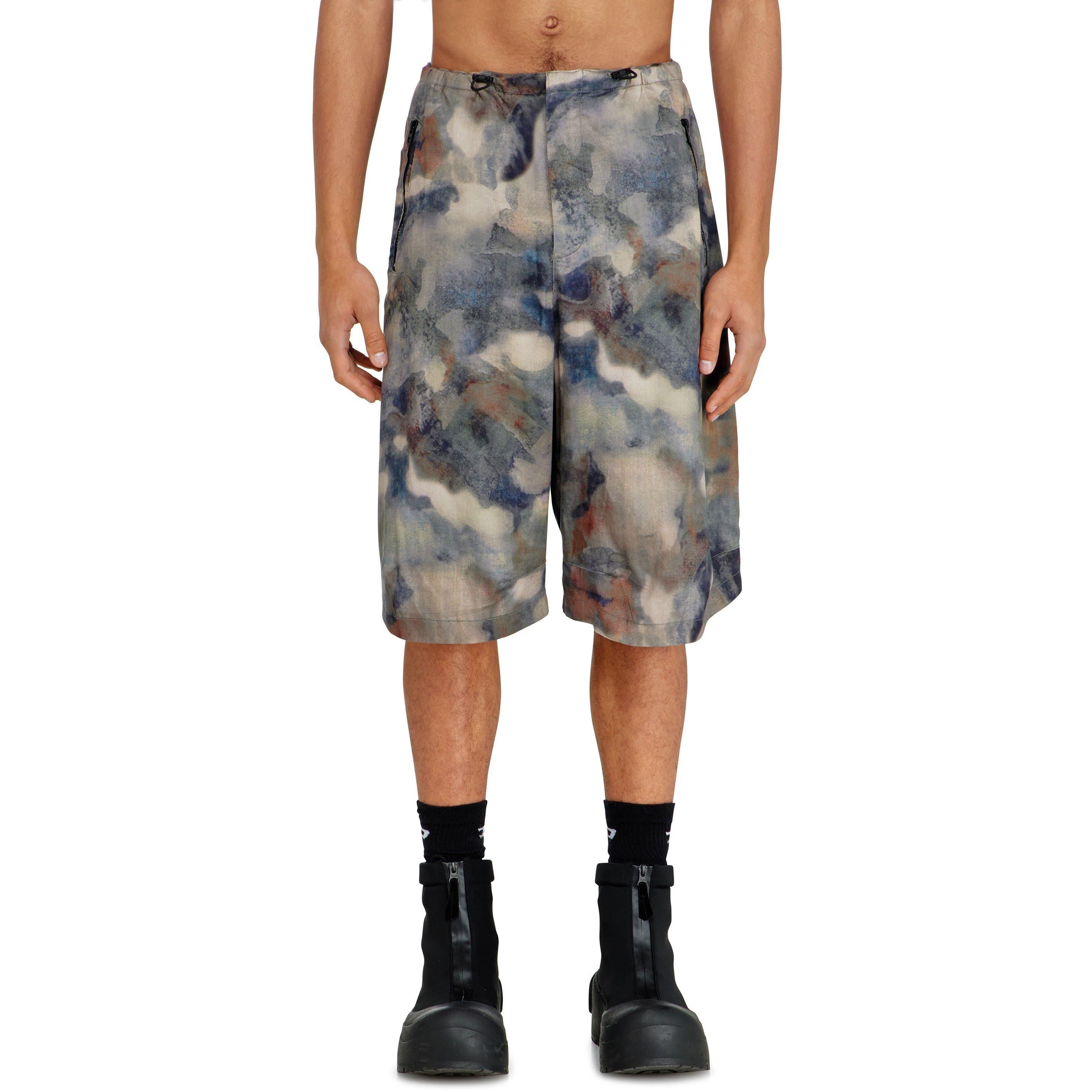 Green - Diesel - Men's Woven Tracksuit Shorts - 3