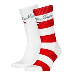 Tommy Hilfiger 2 Pack Rugby Socks Juniors