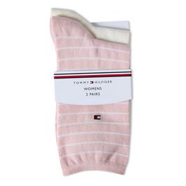 Tommy Hilfiger 2 Pack Small Stripe Socks