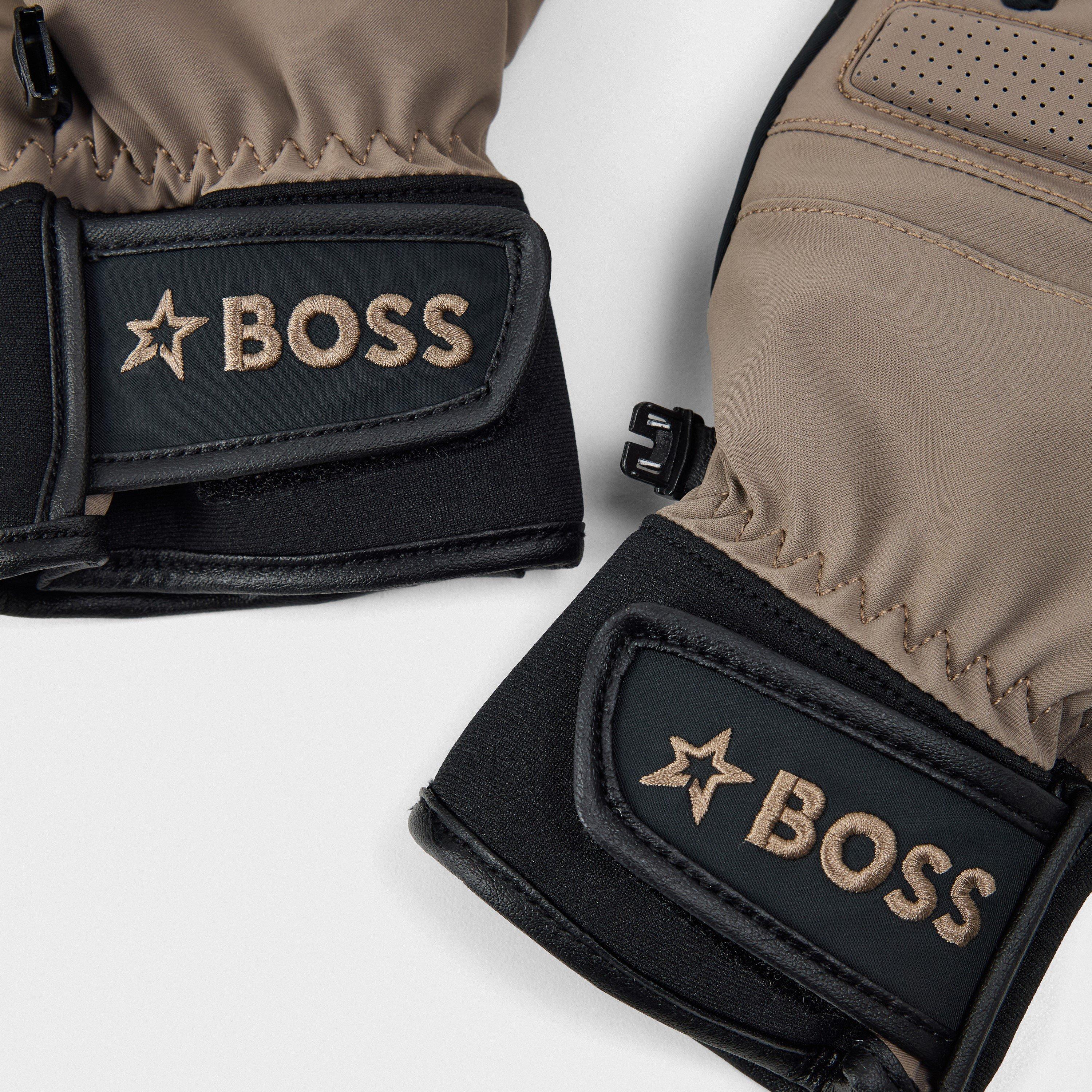 Beige - Boss - Men's Technical Cold Weather Ski Gloves - 3