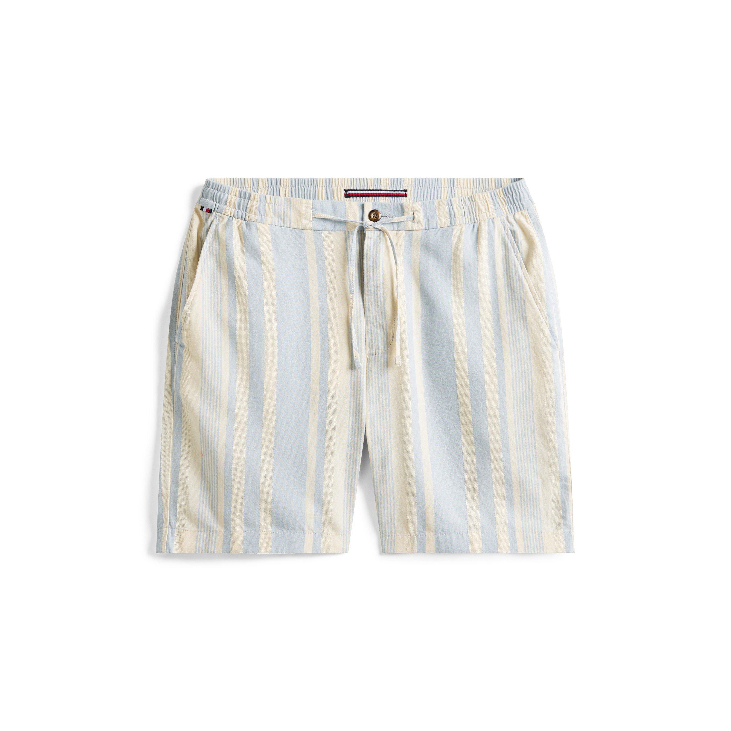 Tommy Hilfiger Men's Stripe Woven Tracksuit Shorts - Breezy Blue 0A4 - 34W R