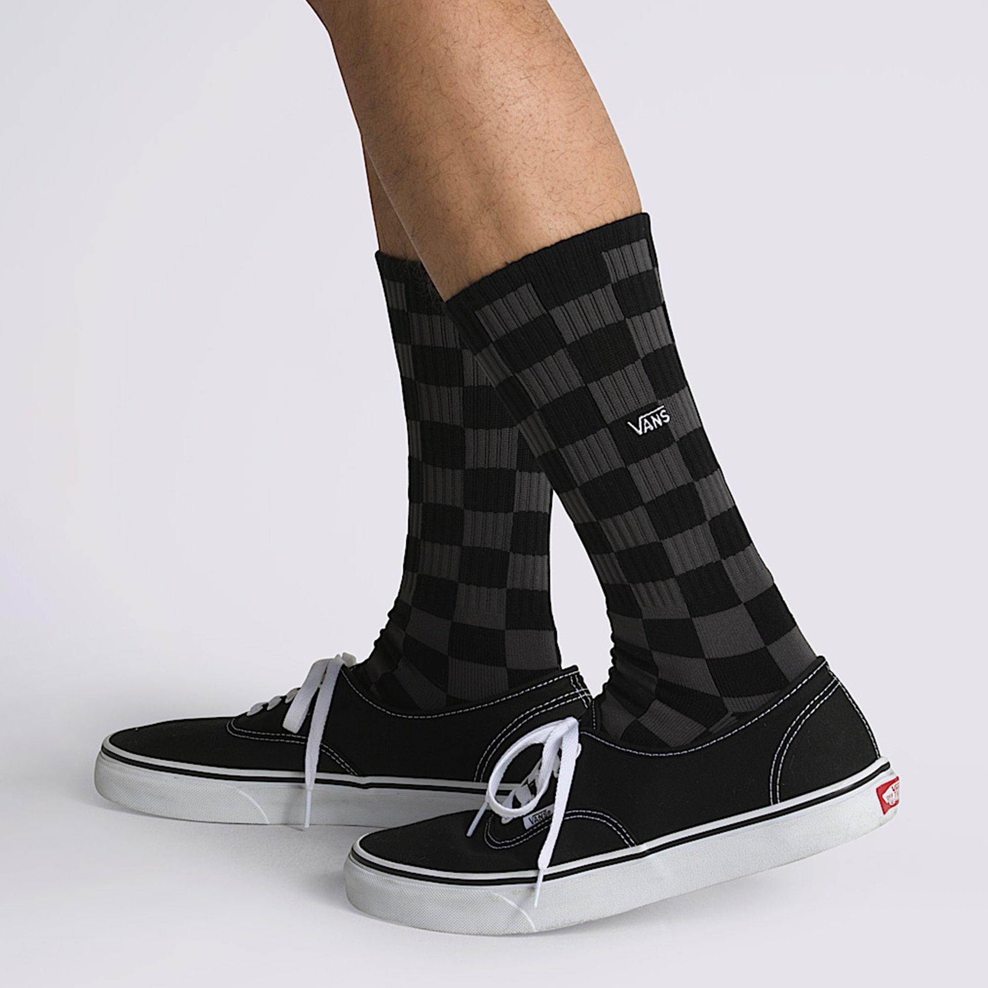 BLACK-CHARCOAL - Vans - Chckrboard Crew Sn53 - 2