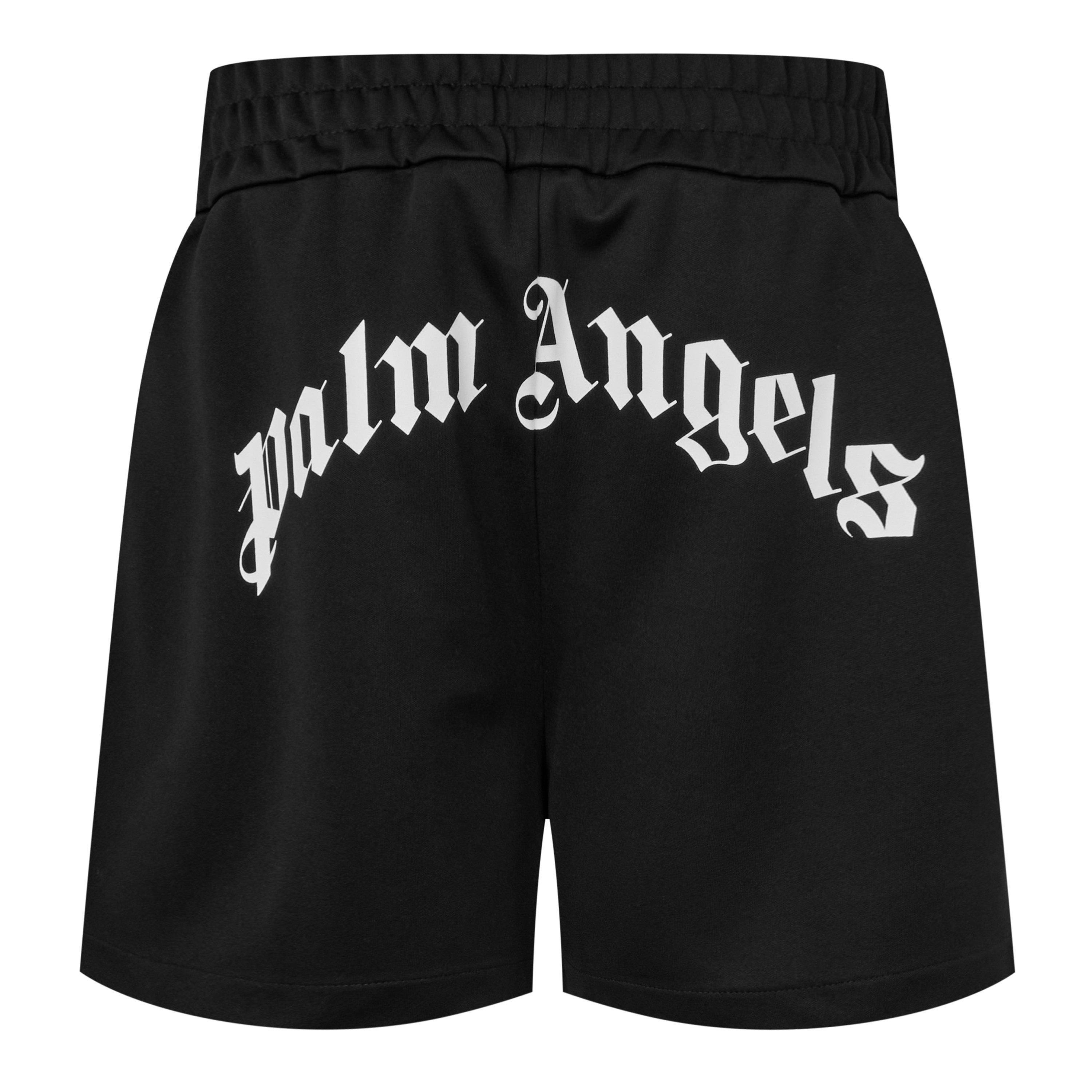 Black - Palm Angels - Logo Track Shorts - 2