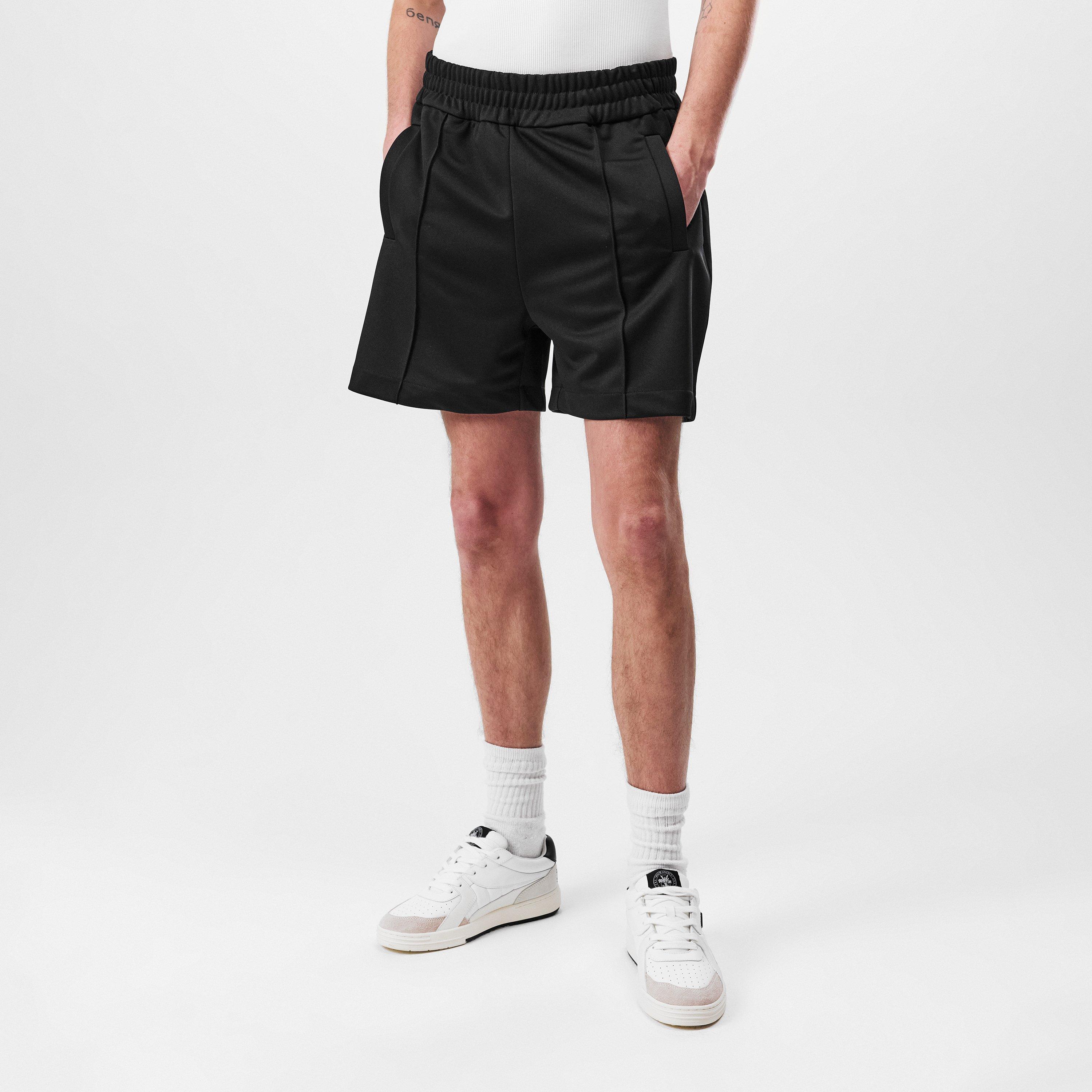 Black - Palm Angels - Logo Track Shorts - 3