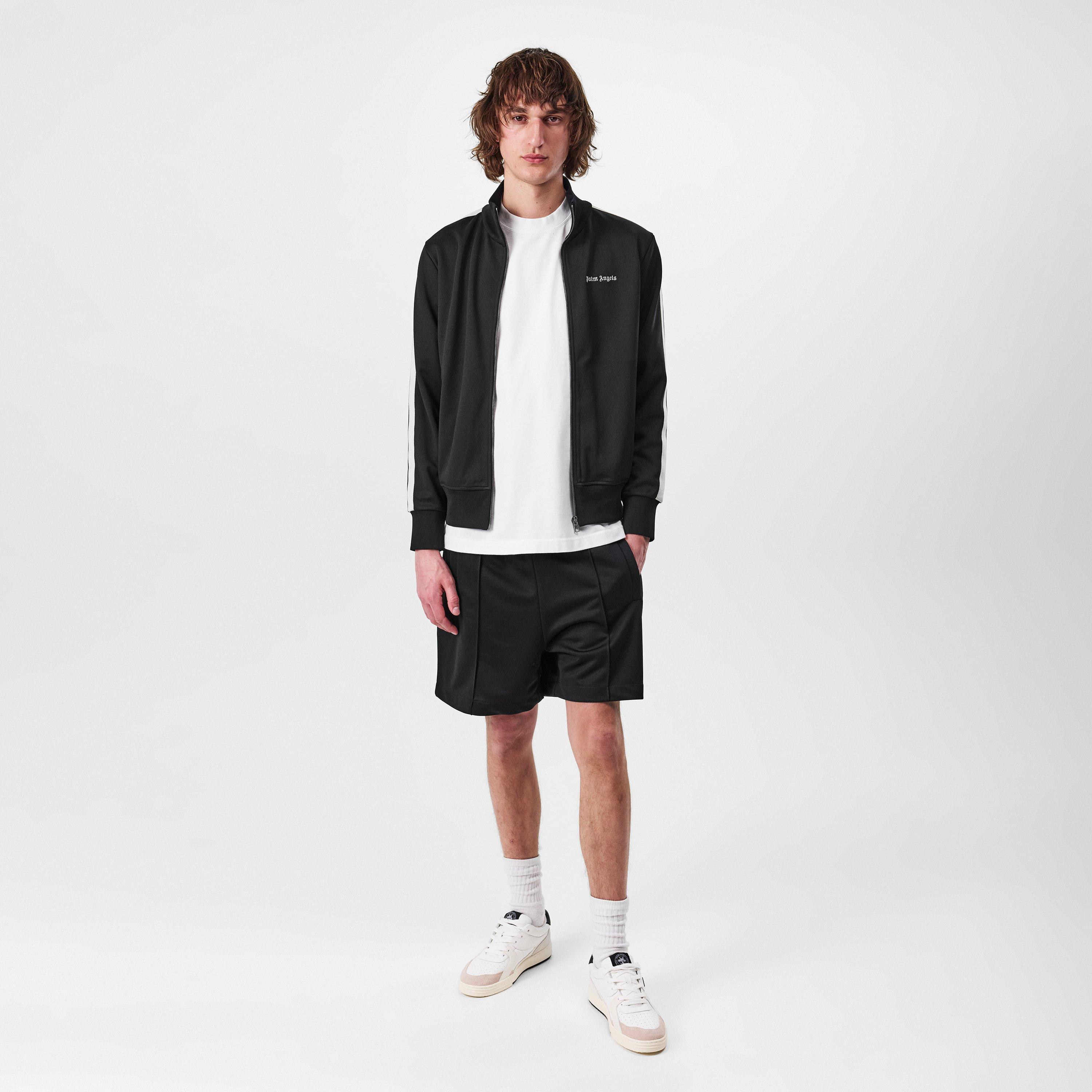 Black - Palm Angels - Logo Track Shorts - 5