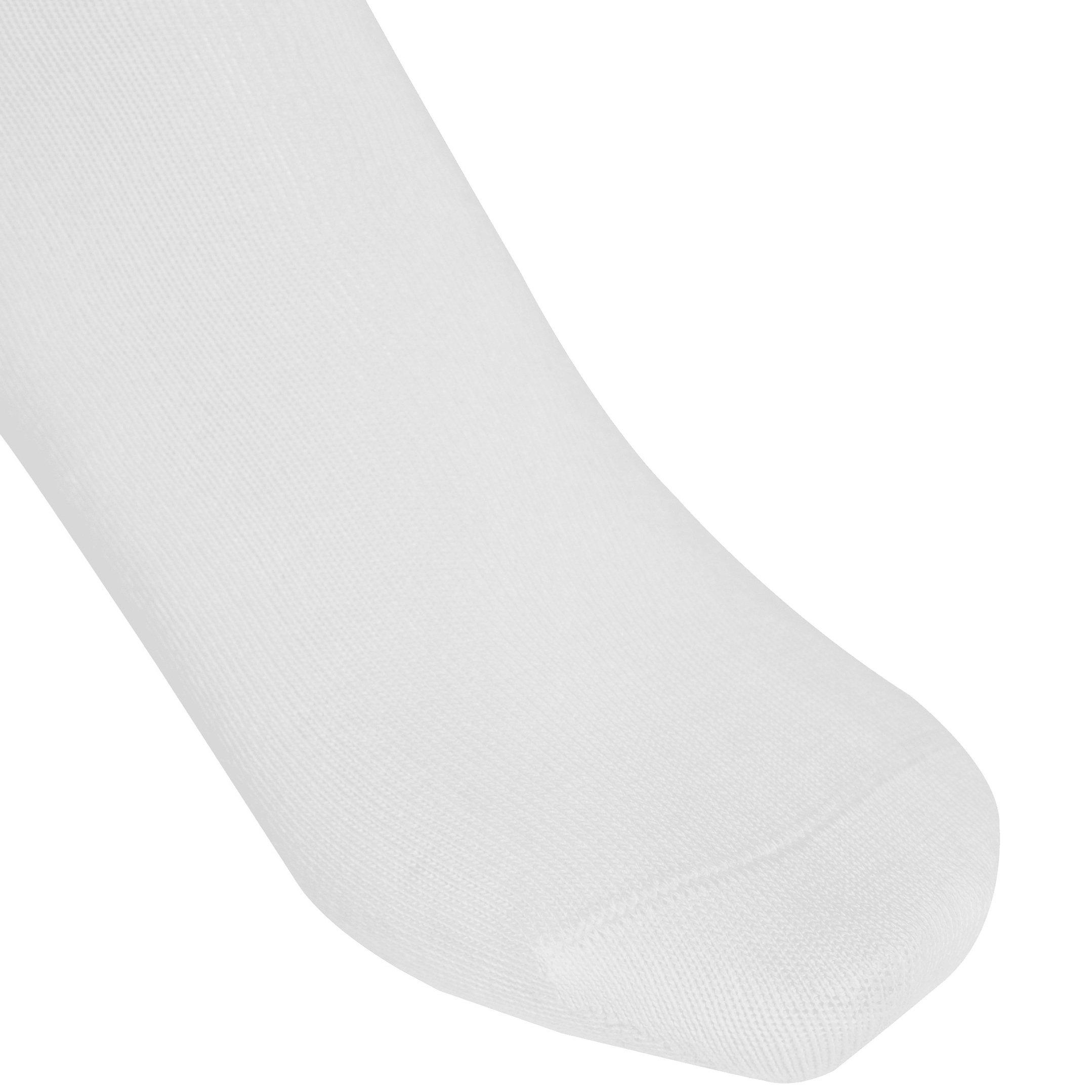 White - adidas Originals - Men's 3 Stripe Crew Socks - 3