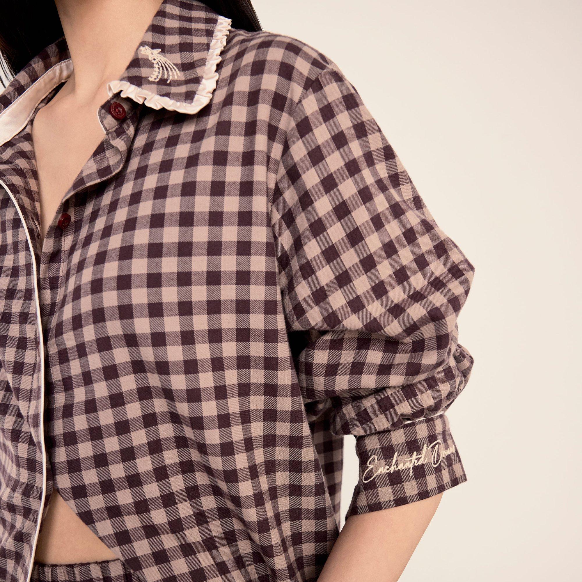 Vichy Marron - Chelsea Peers - ChelsP Button Up PJ Ld64 - 5