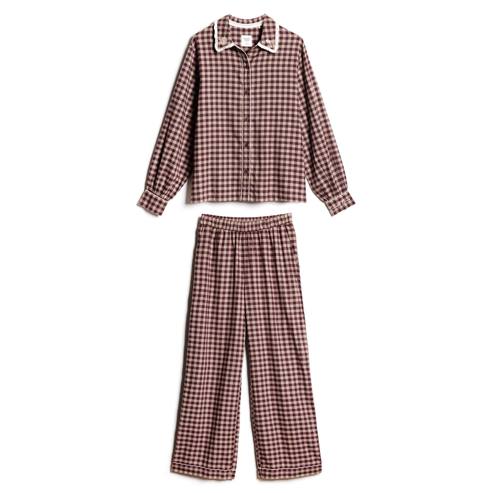 Vichy Marron - Chelsea Peers - ChelsP Button Up PJ Ld64 - 8