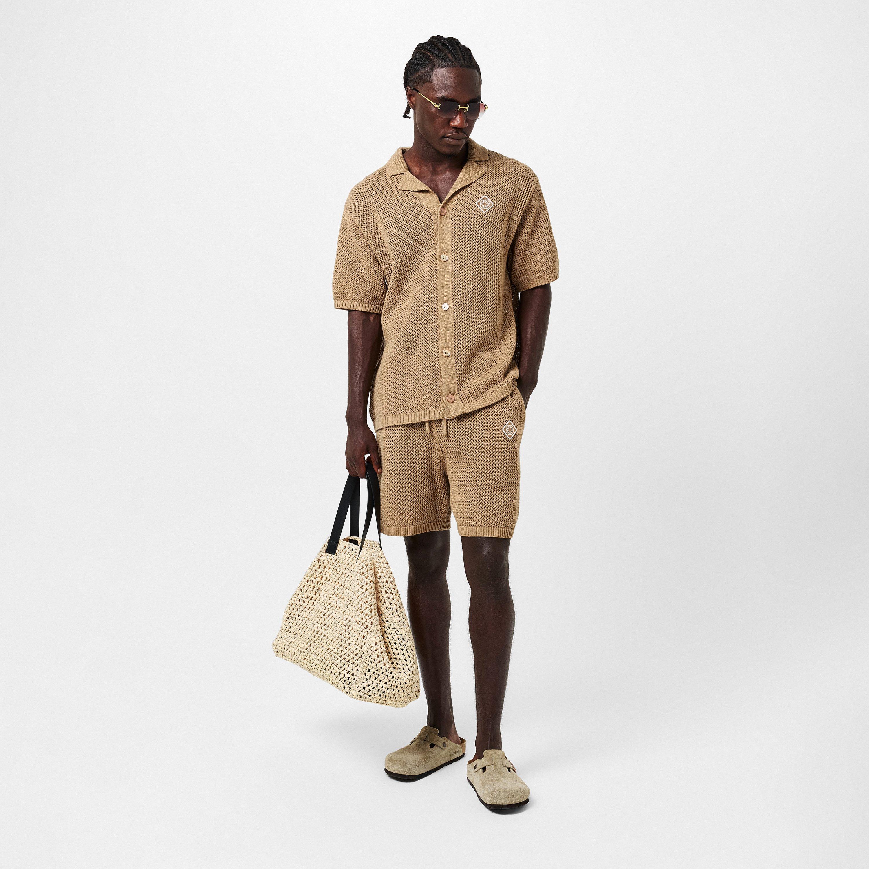 Beige - BELIER - Men's Tracksuit Shorts - 6