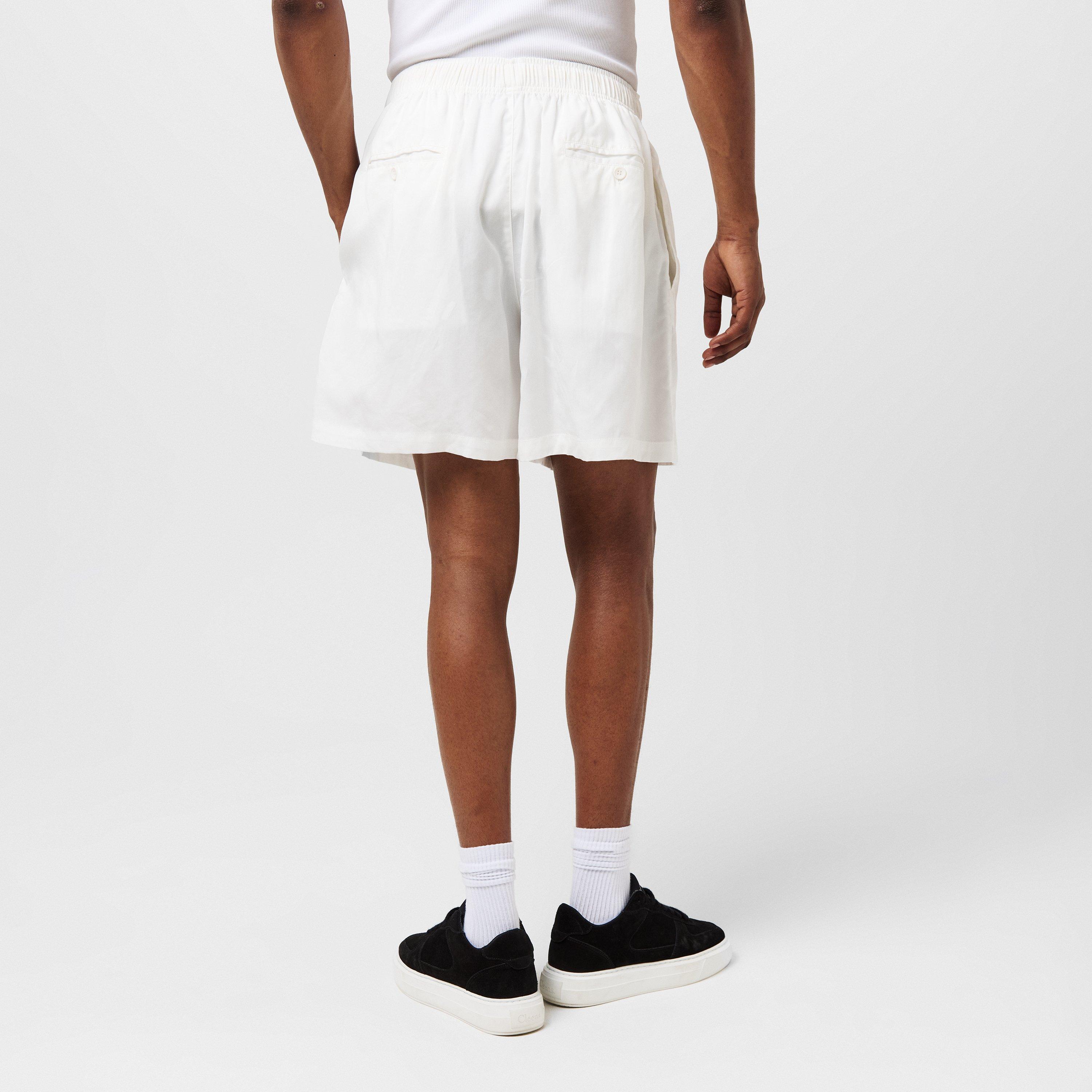 White/Blue - MKI MIYUKI ZOKU - Men's Script Lightweight Woven Tracksuit Shorts - 4