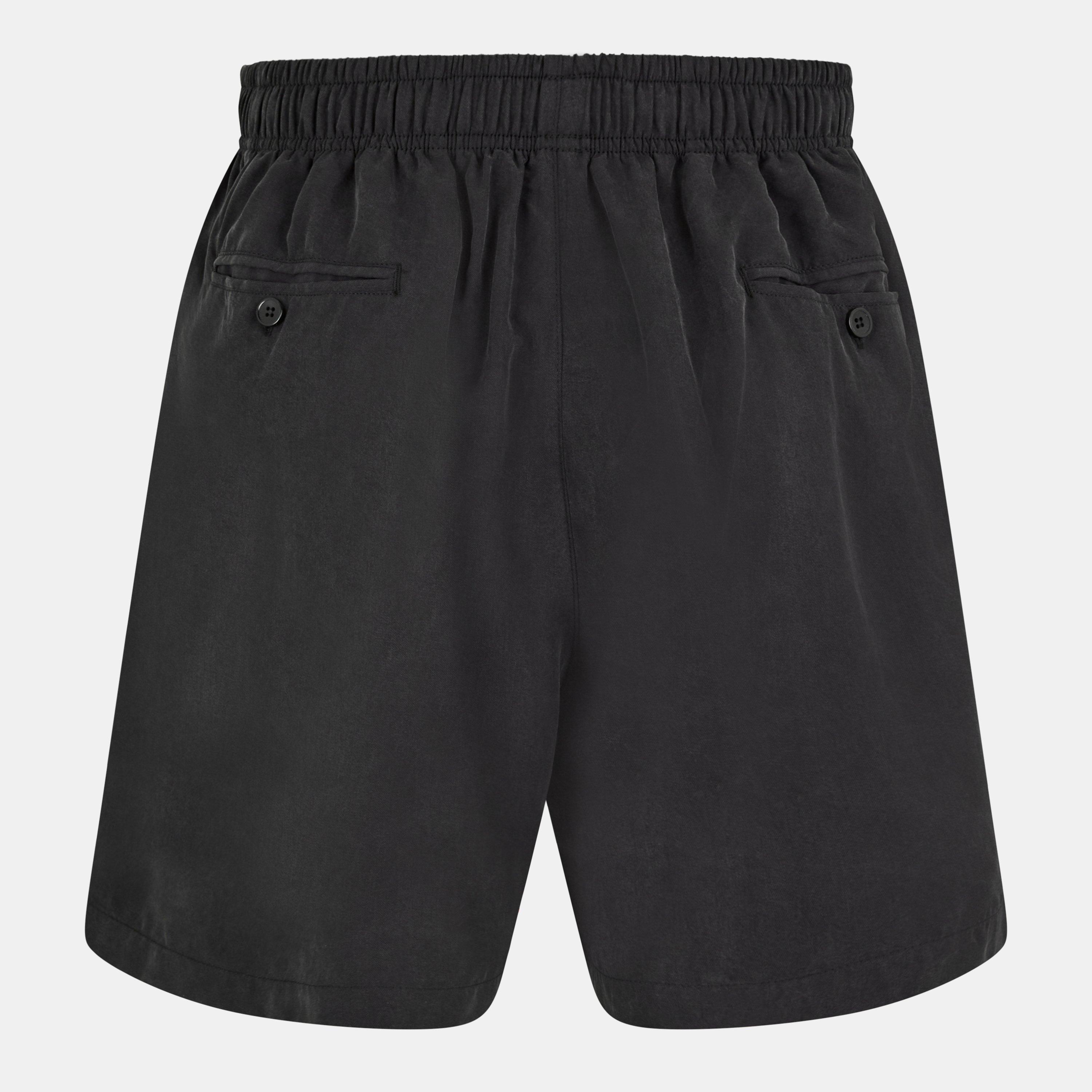 Black - MKI MIYUKI ZOKU - Men's Cupro Woven Tracksuit Shorts - 2