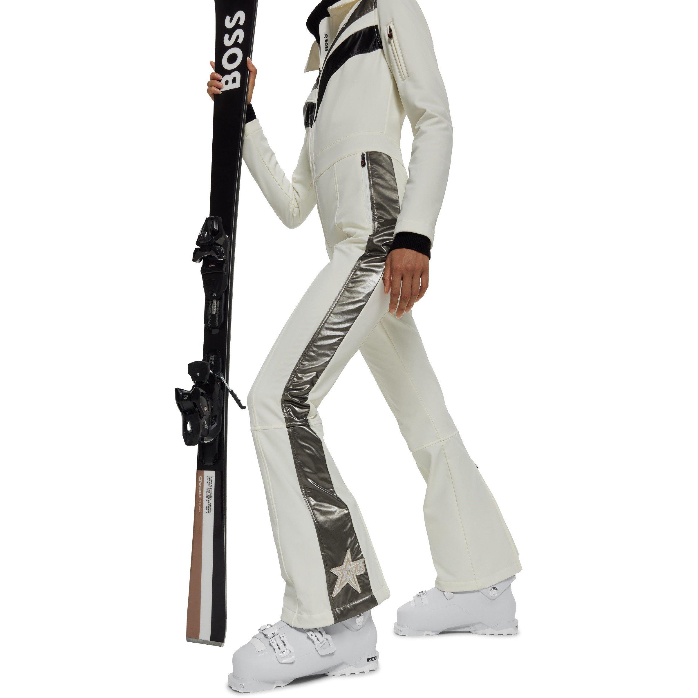 White - Boss - Women's BOSS Weather Resistant Tailored Fit Ski Suits - 3