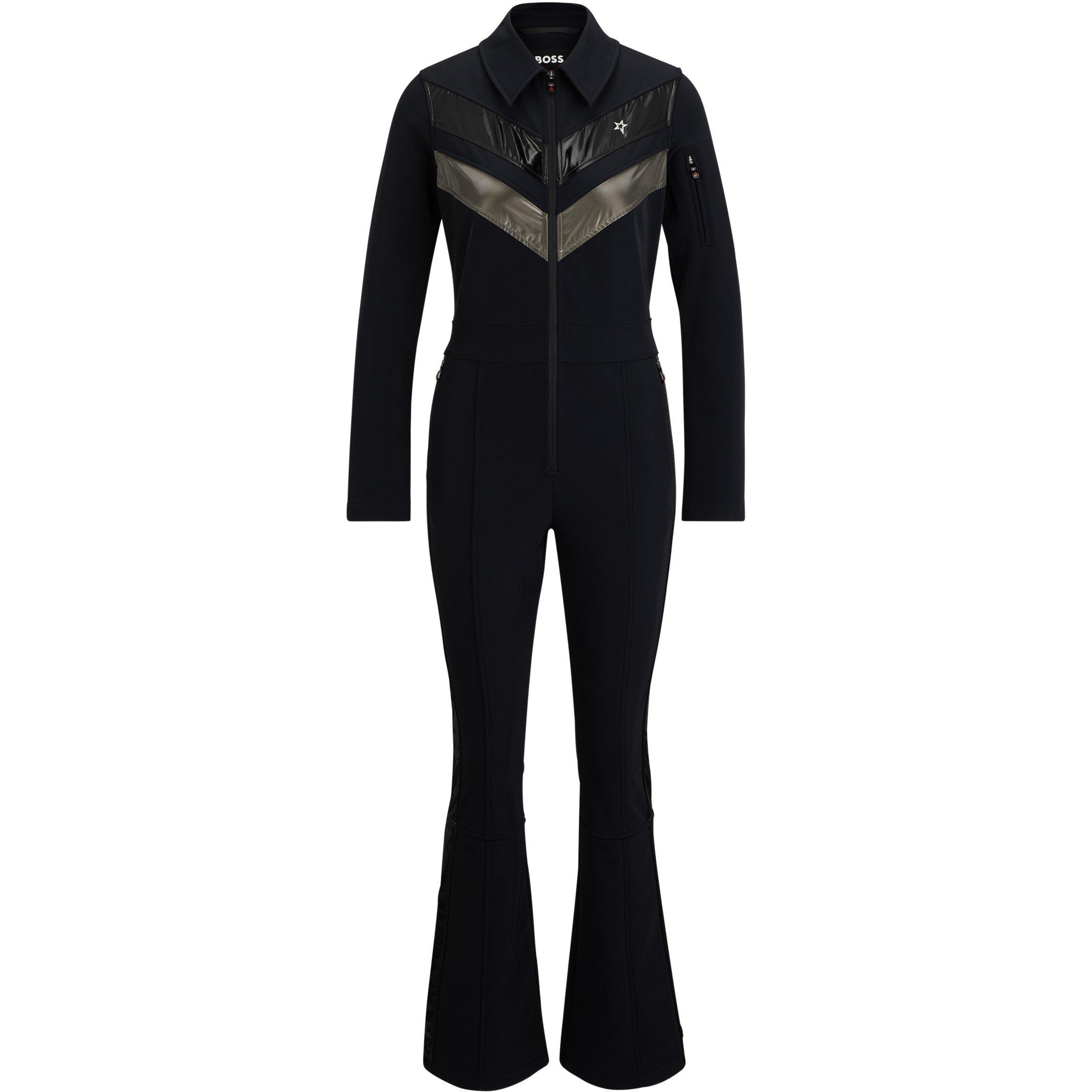 Black - Boss - Women's BOSS Weather Resistant Tailored Fit Ski Suits - 4