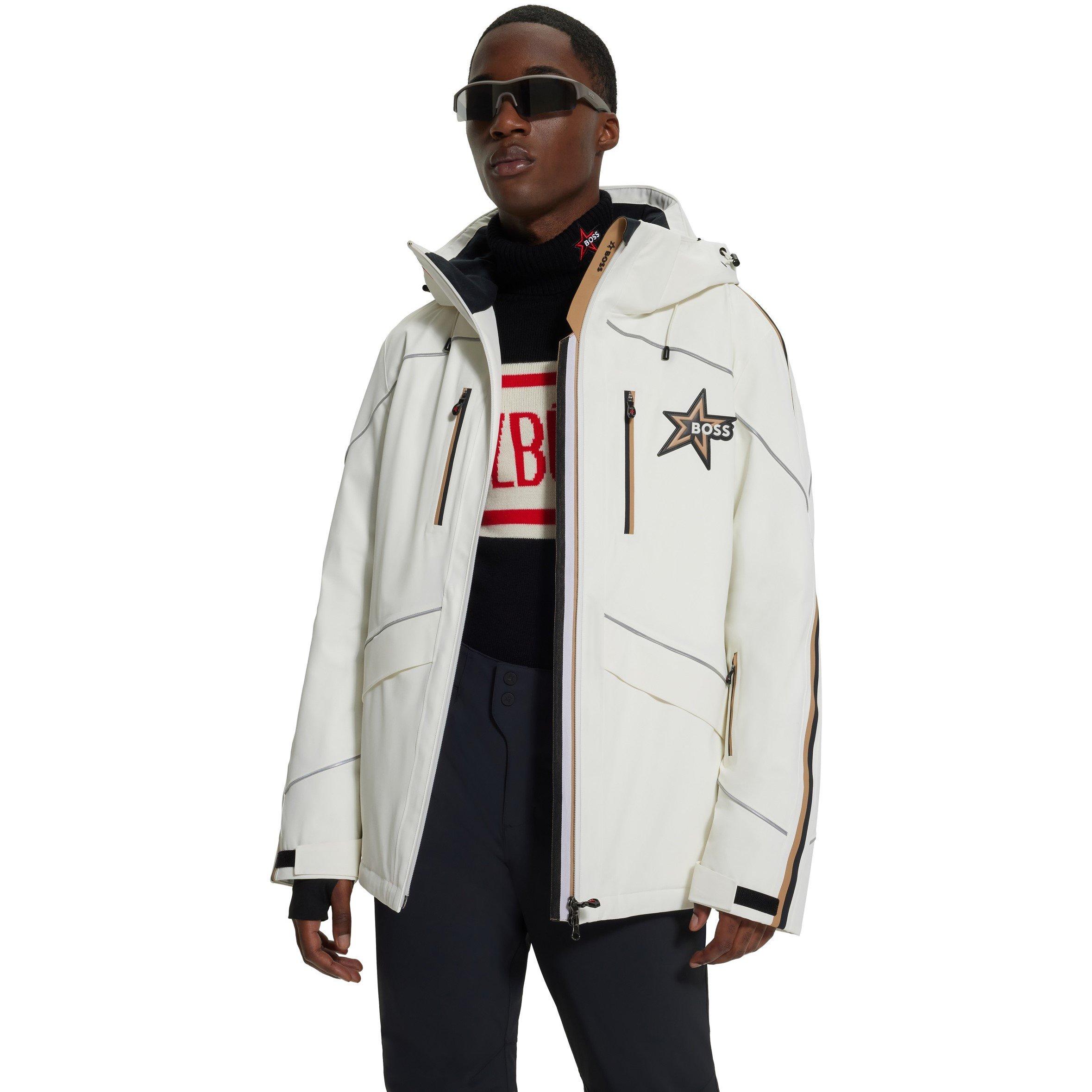 Boss Men's Technical Ski Jacket - White - L