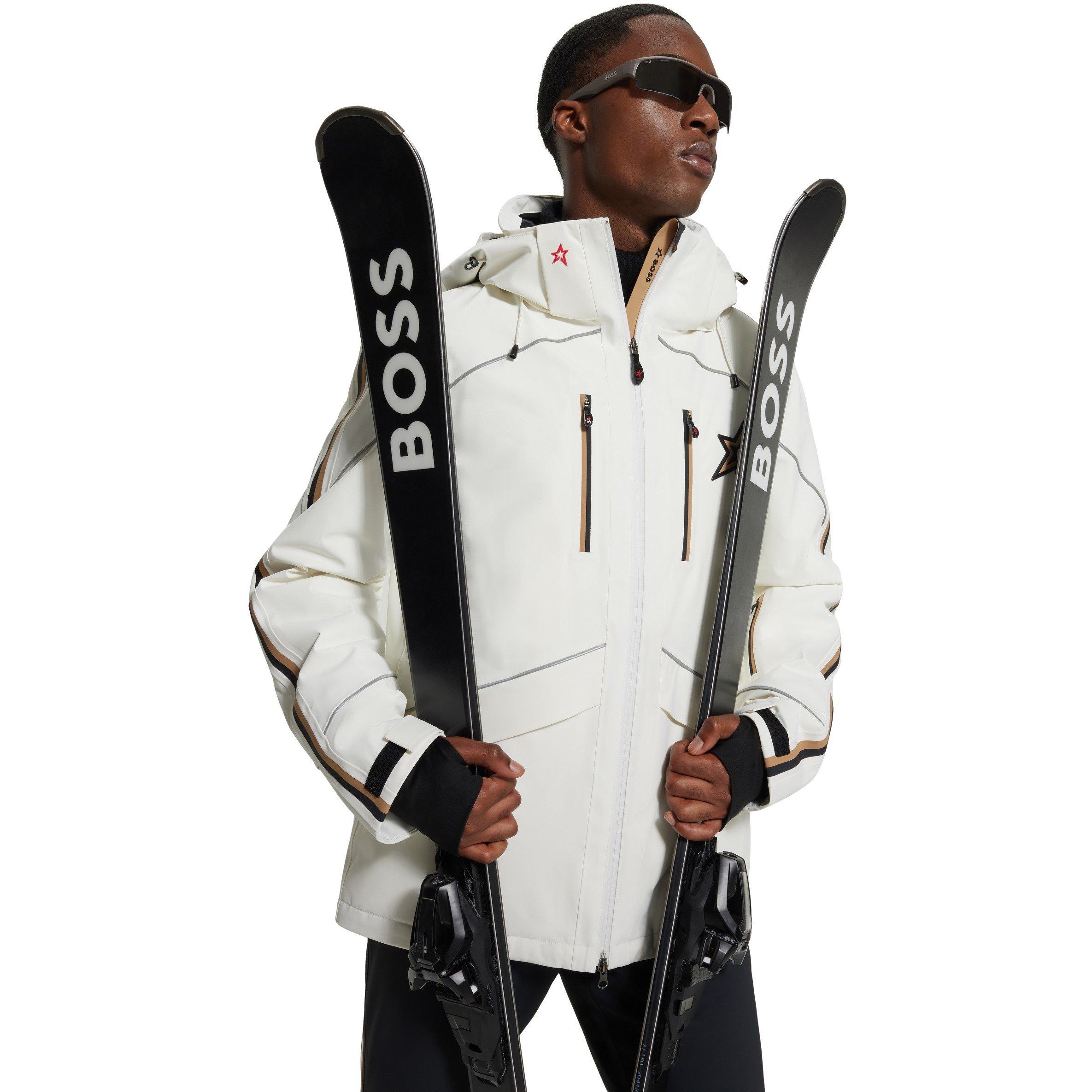 White - Boss - Men's BOSS Technical Ski Jacket - 3