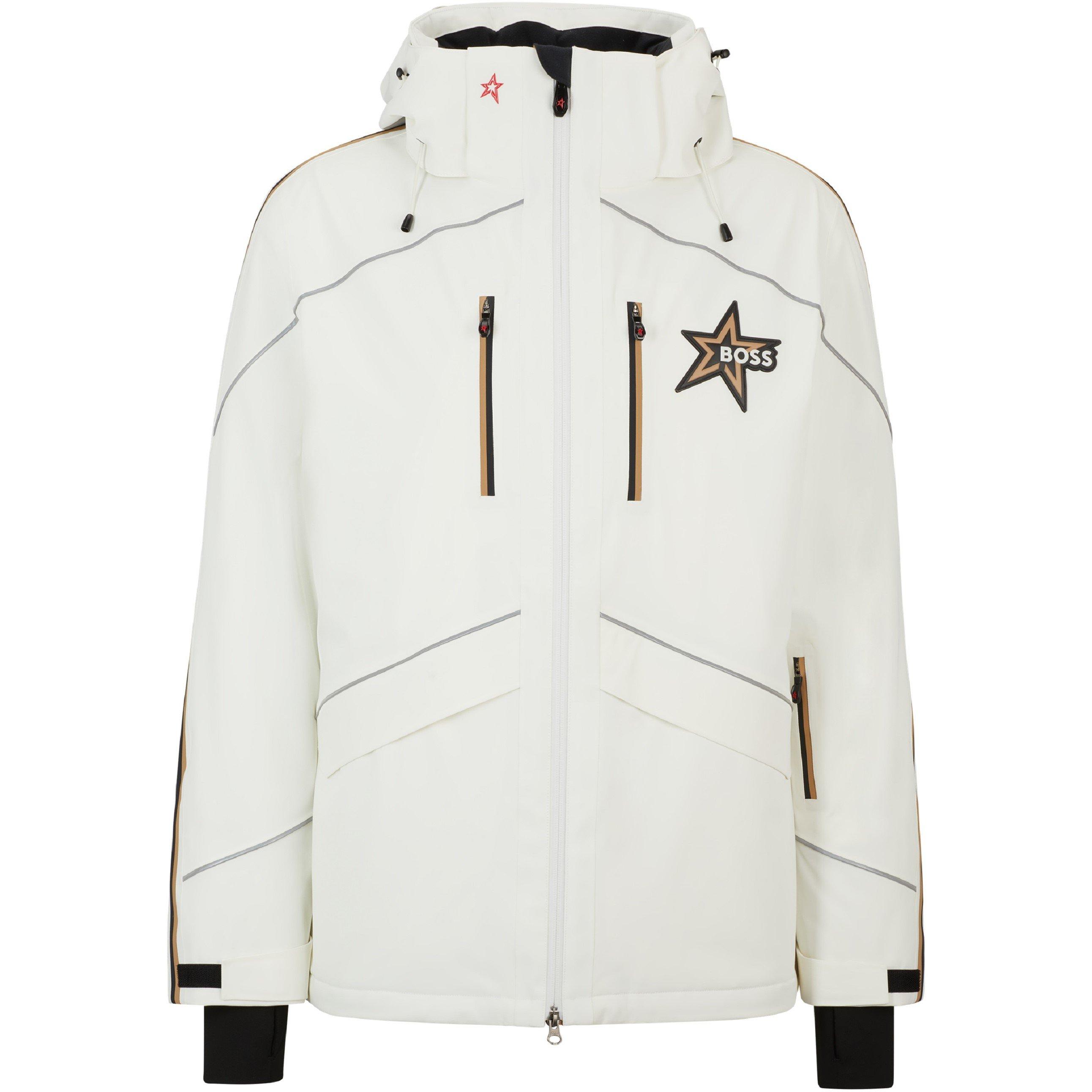 White - Boss - Men's BOSS Technical Ski Jacket - 4