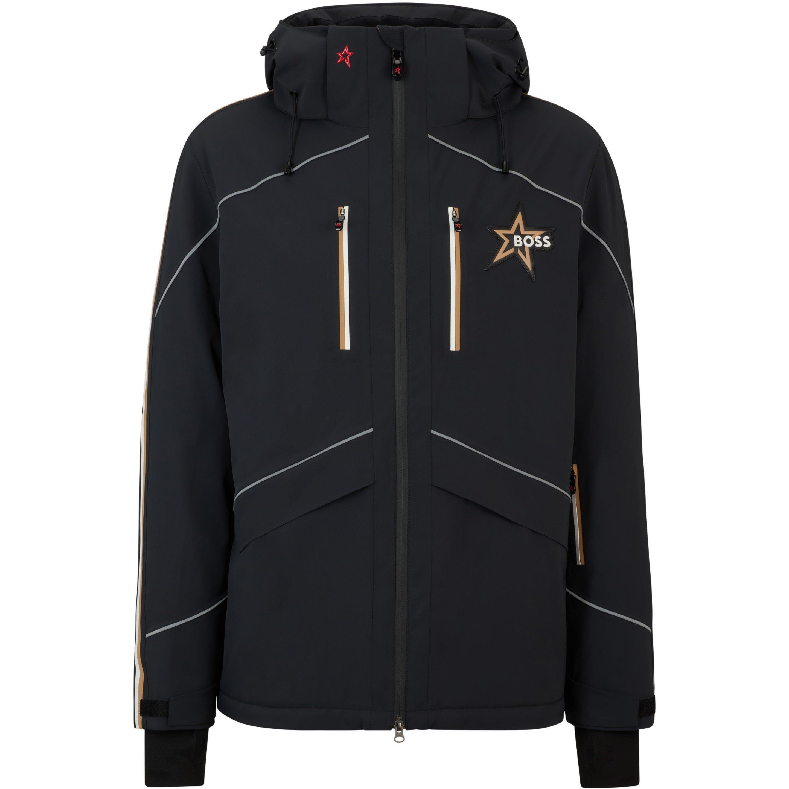 Black - Boss - Men's BOSS Technical Ski Jacket - 4