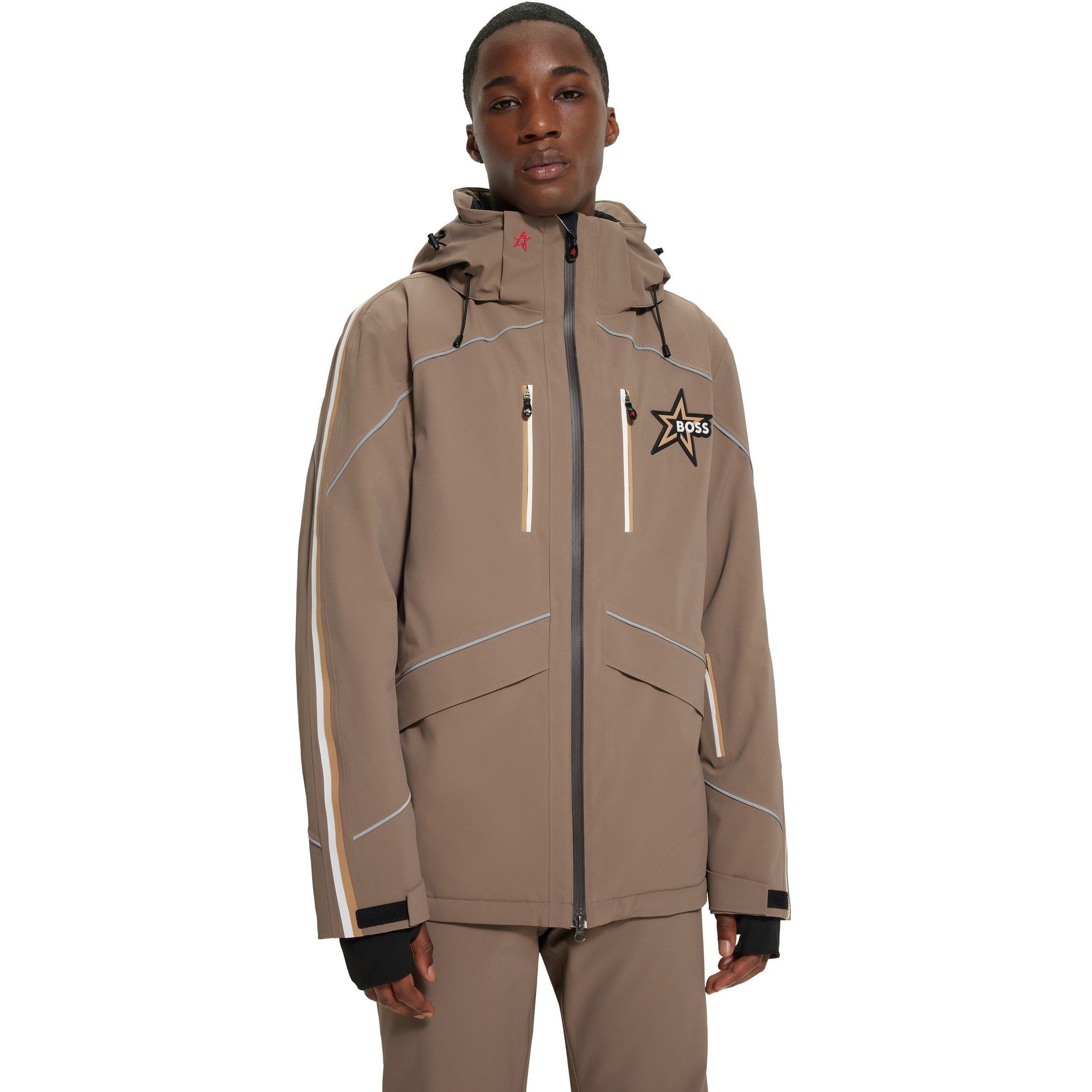 Boss Men's BOSS Technical Ski Jacket - Beige - XL