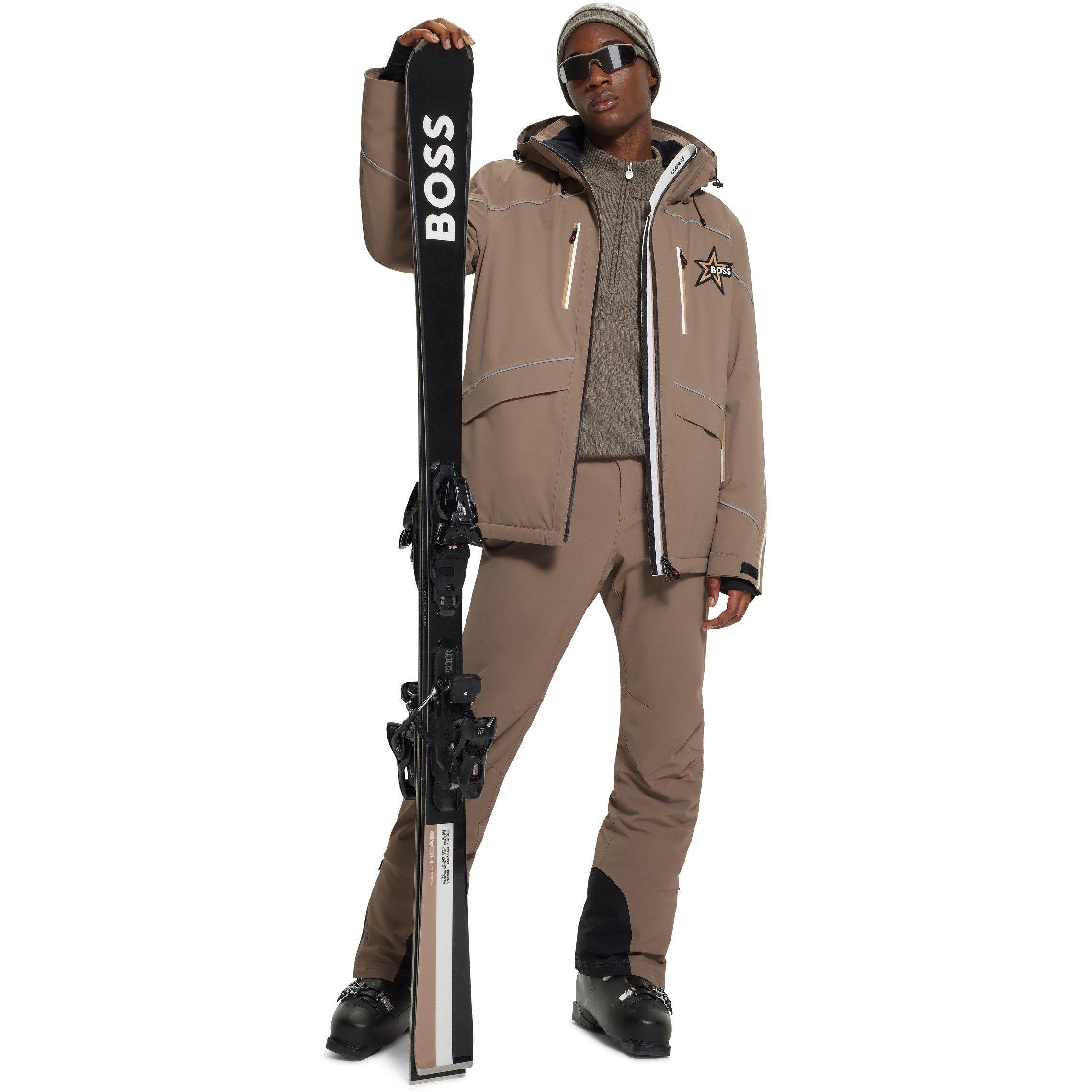 Beige - Boss - Men's BOSS Technical Ski Jacket - 3