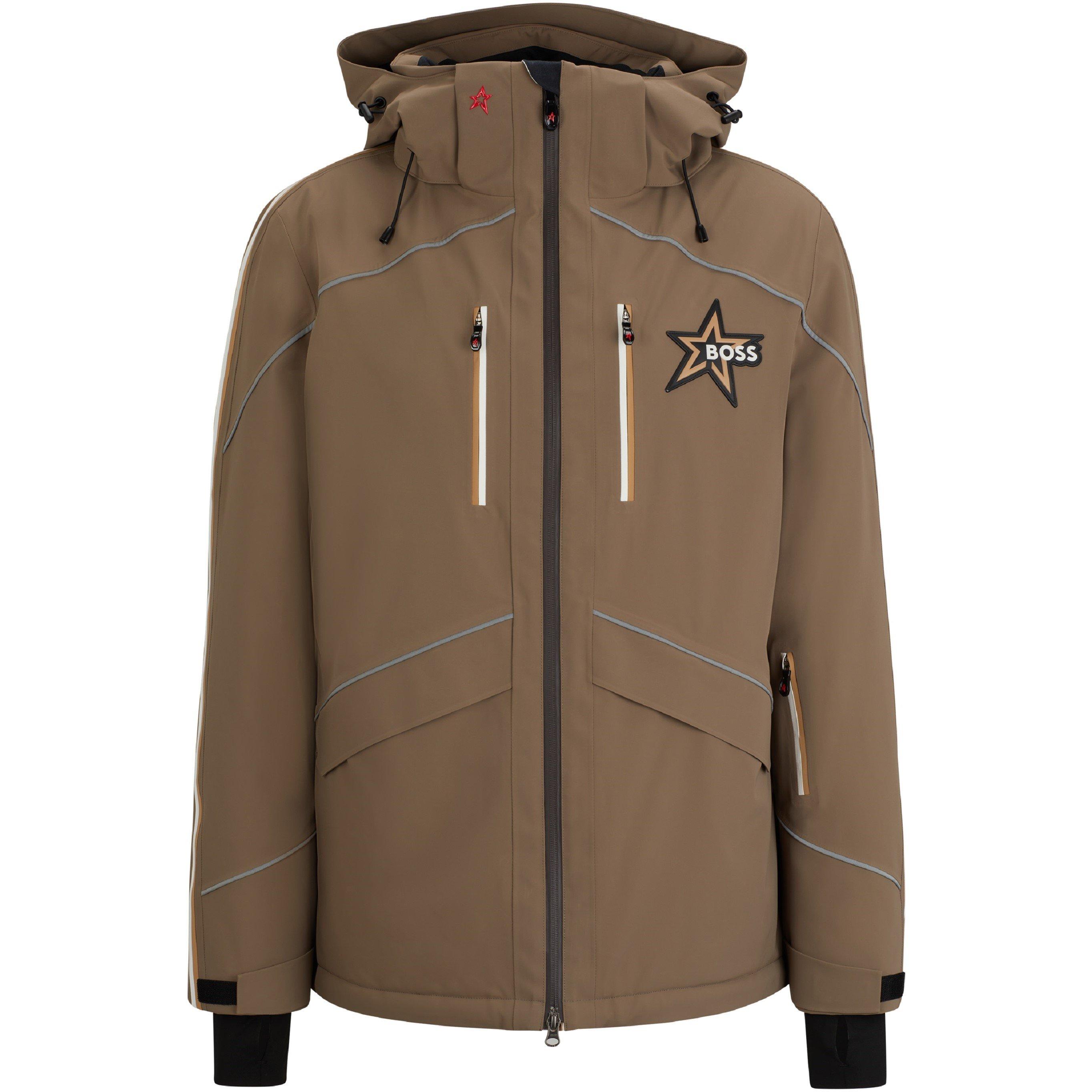 Beige - Boss - Men's BOSS Technical Ski Jacket - 4