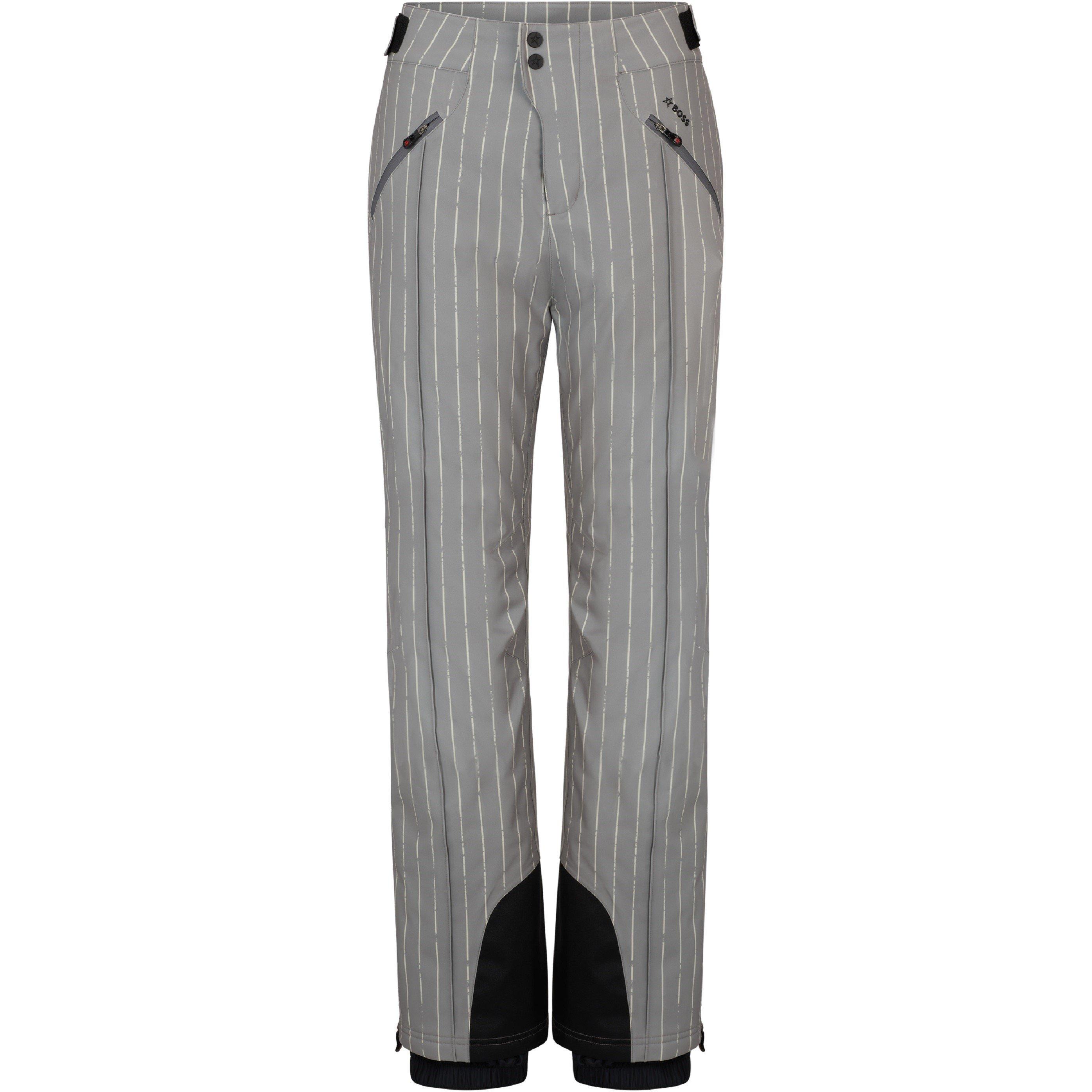 Grey - Boss - Men's Water-Resistant Streamlined Fit Ski Trousers - 1