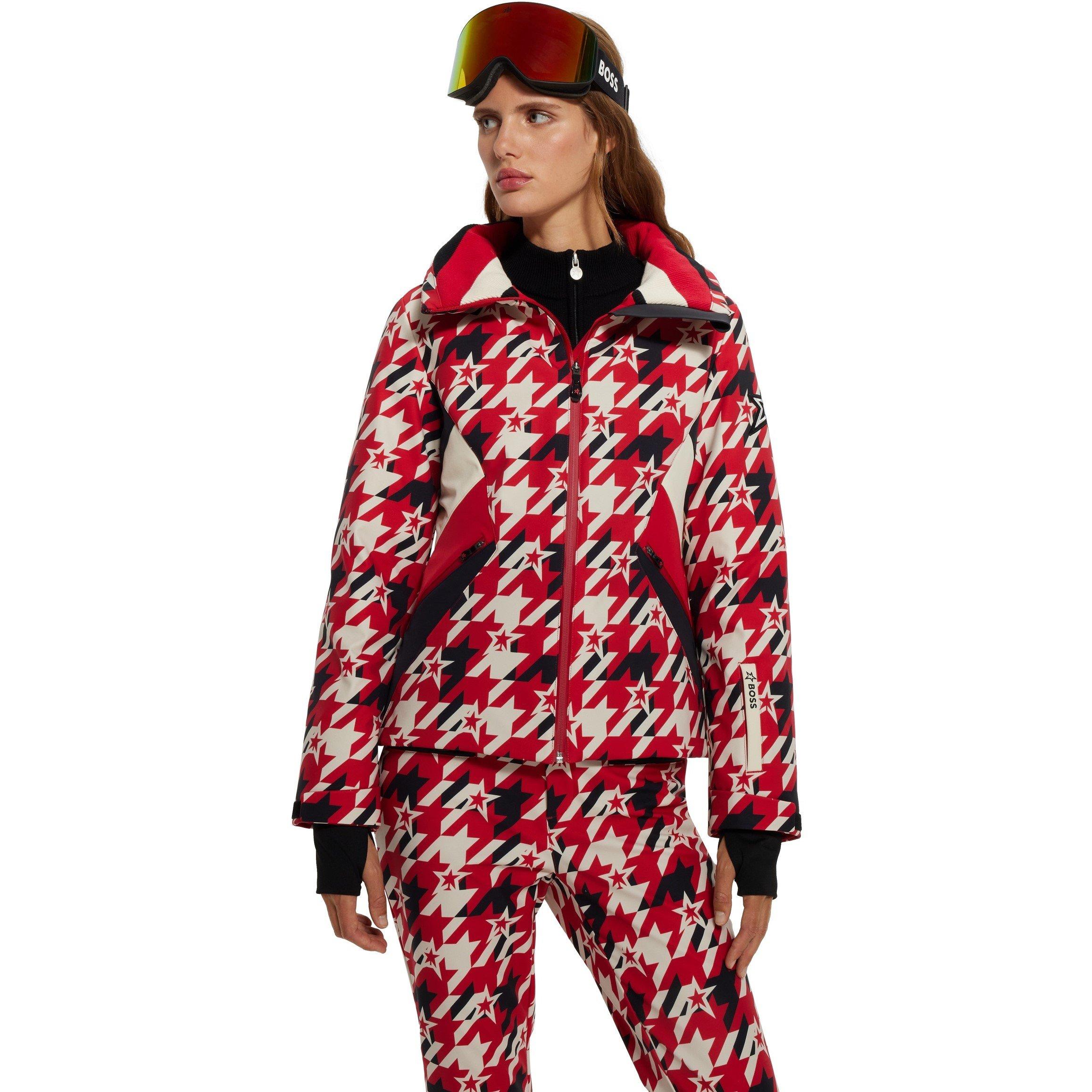 Boss Women's BOSS Water-Resistant Insulated Ski Jacket - Red - Size 12 (L)