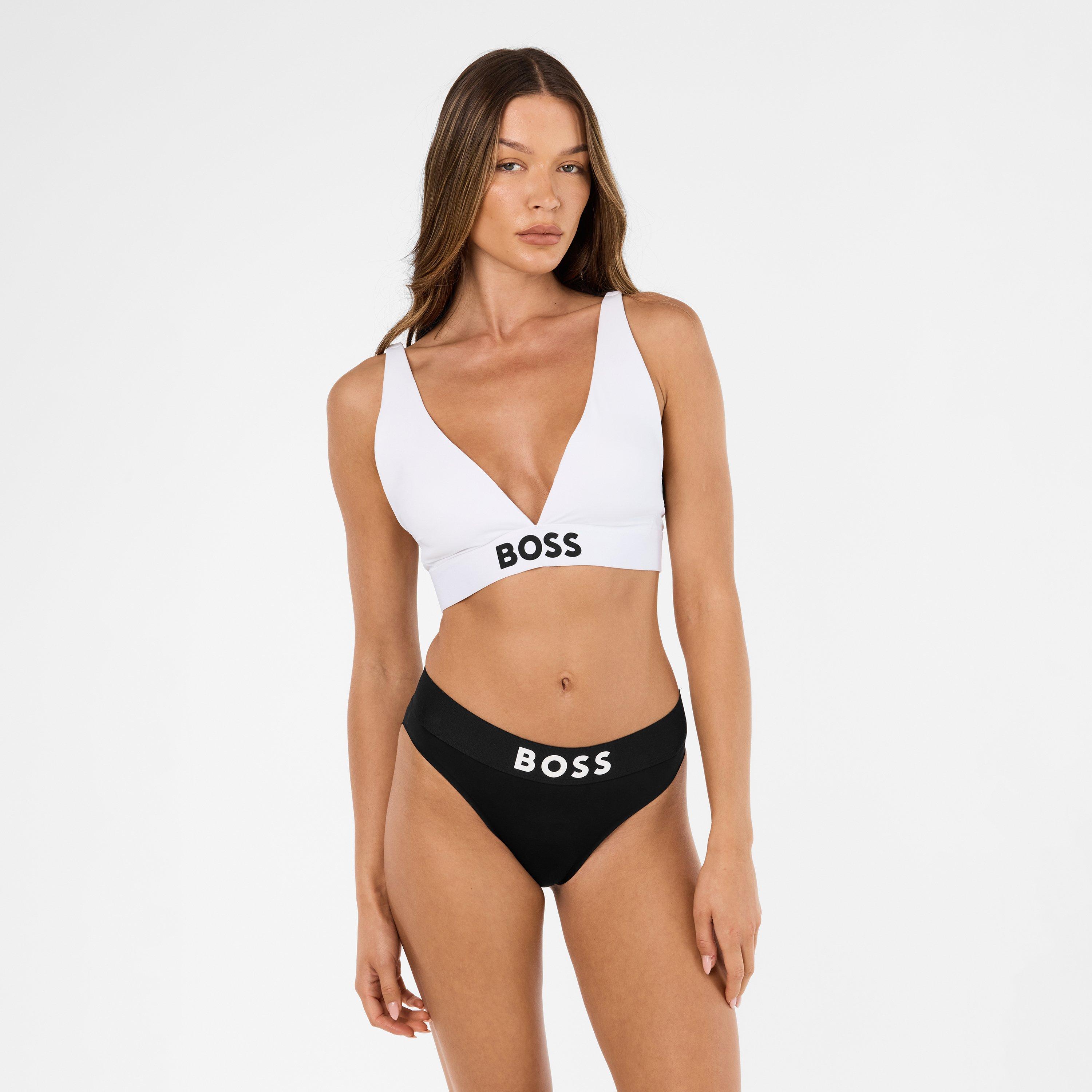 Black - Boss - Women's Heavyweight Brazilian Briefs - 3