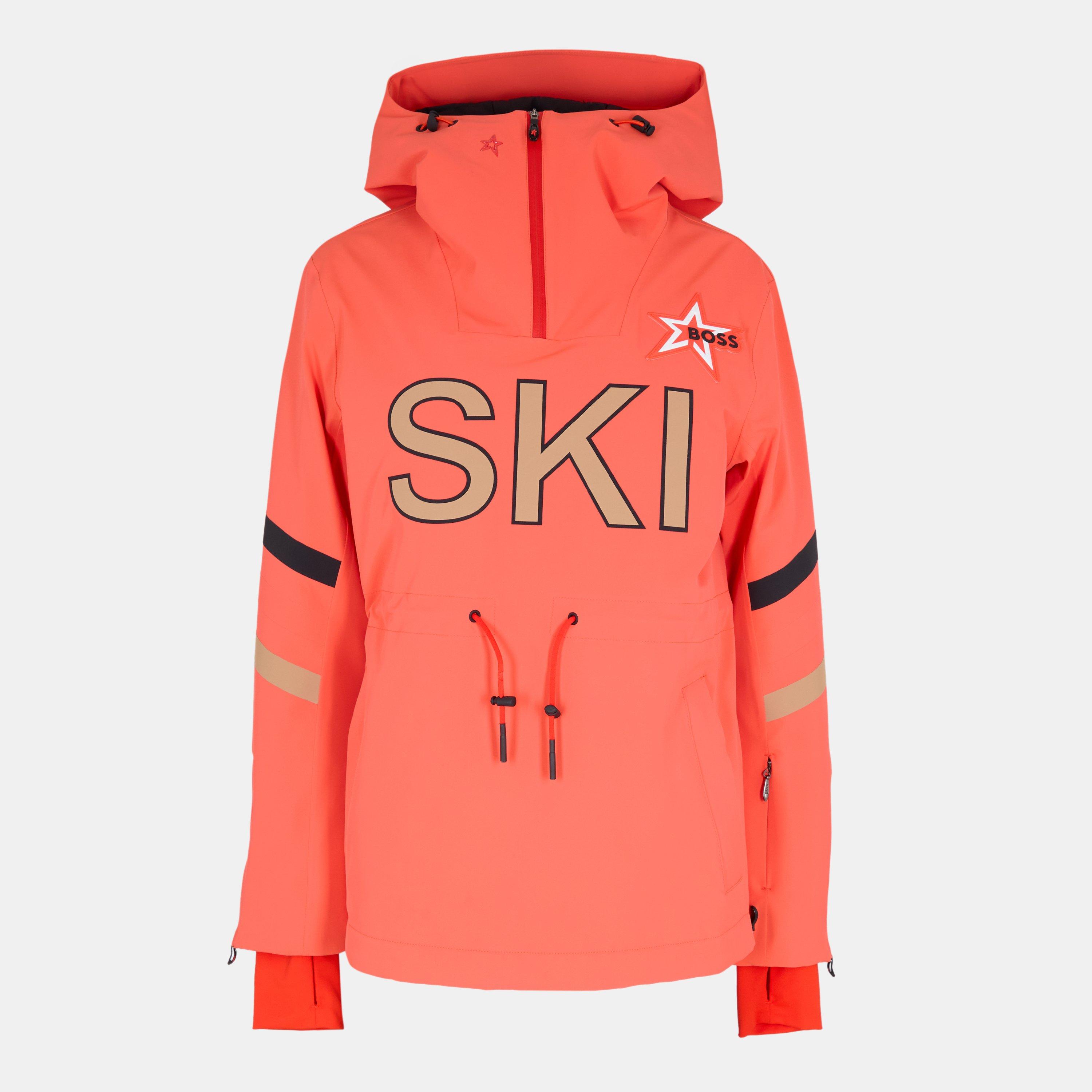 Boss Women's Weather-Resistant Insulated Ski Jacket - Bright Orange - 8 (S)