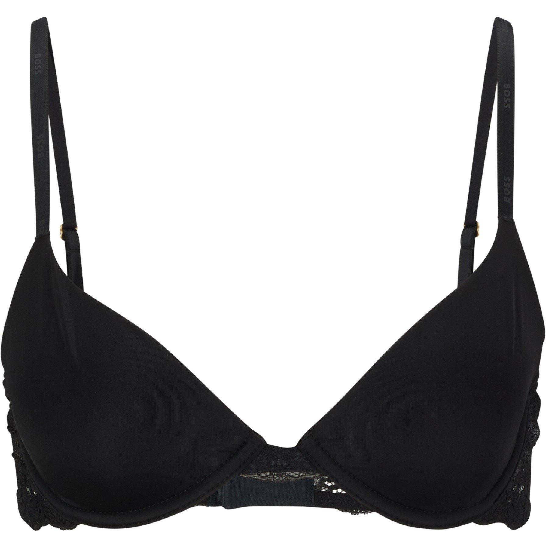 Boss Women's Underwire Lace Demi Bra - Black - 32B