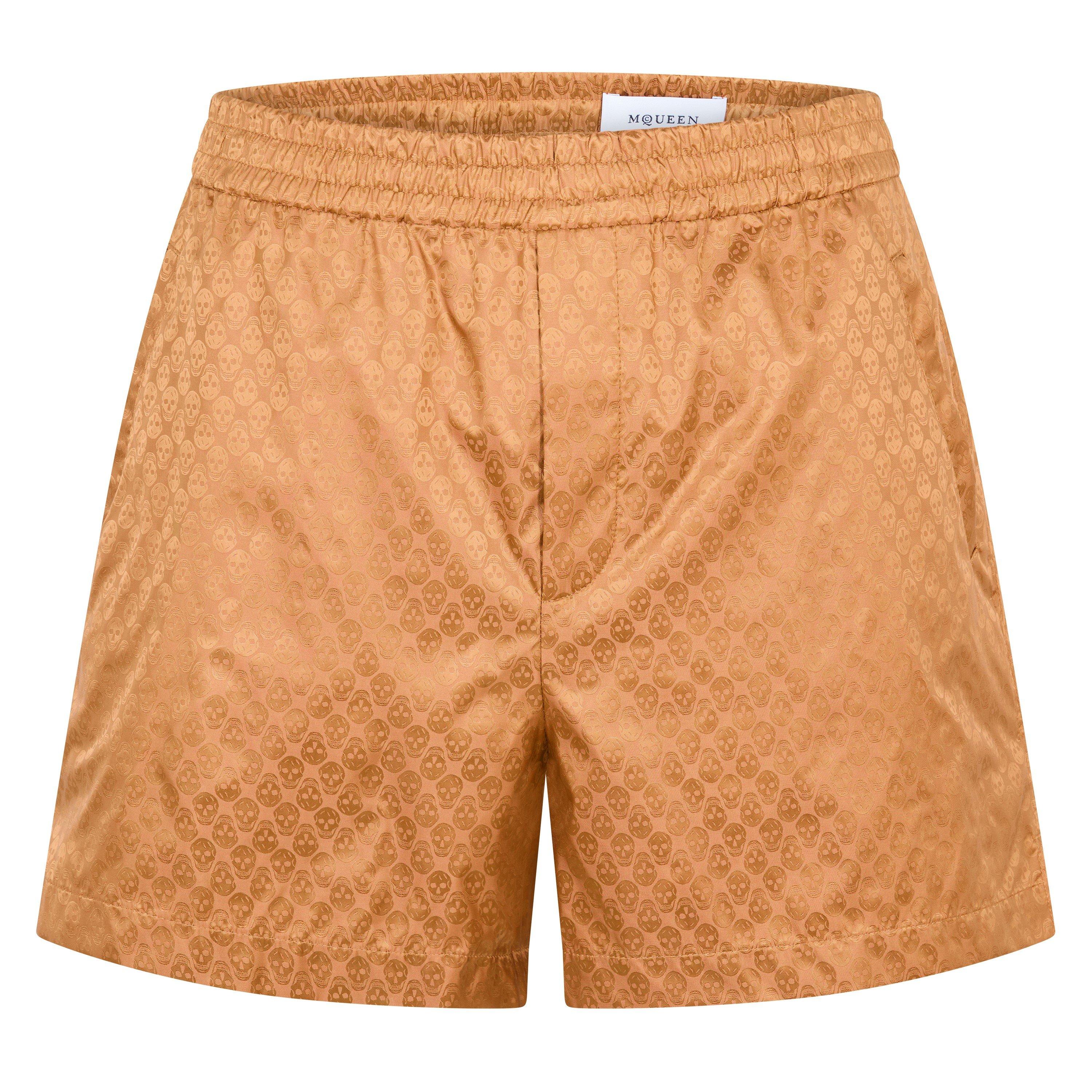 Camel - Alexander McQueen - Men's Alex Woven Tracksuit Shorts - 1