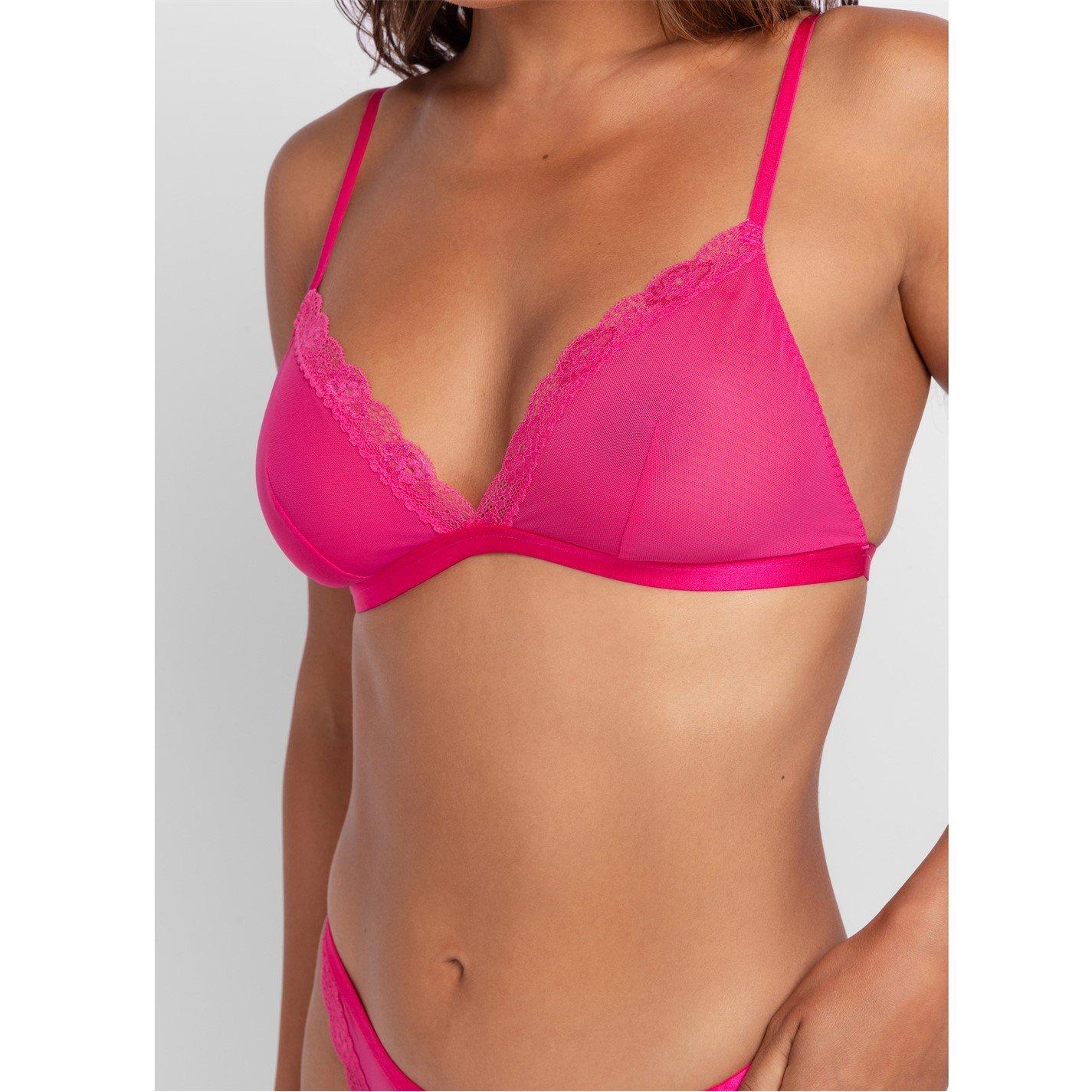 Pink/Black - Dorina - Misha Bralette 3 Pack - 2