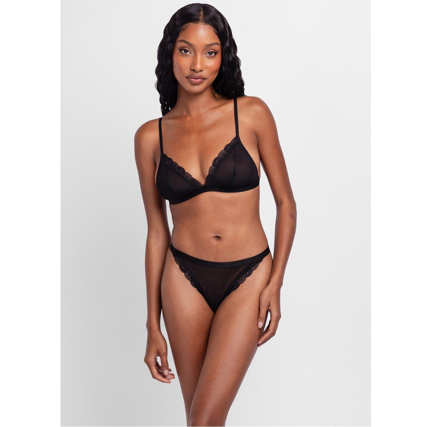 Pink/Black - Dorina - Misha Bralette 3 Pack - 6