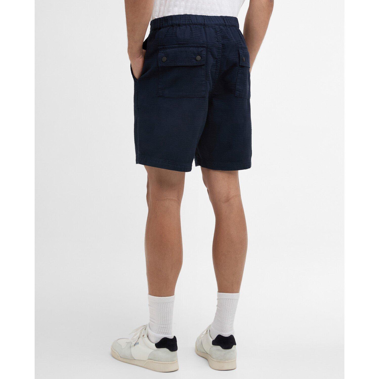Navy NY91 - Barbour International - Men's Woven Tracksuit Shorts - 3