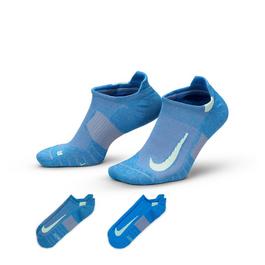 Nike 2 Pack Multiplier Running Socks Adults