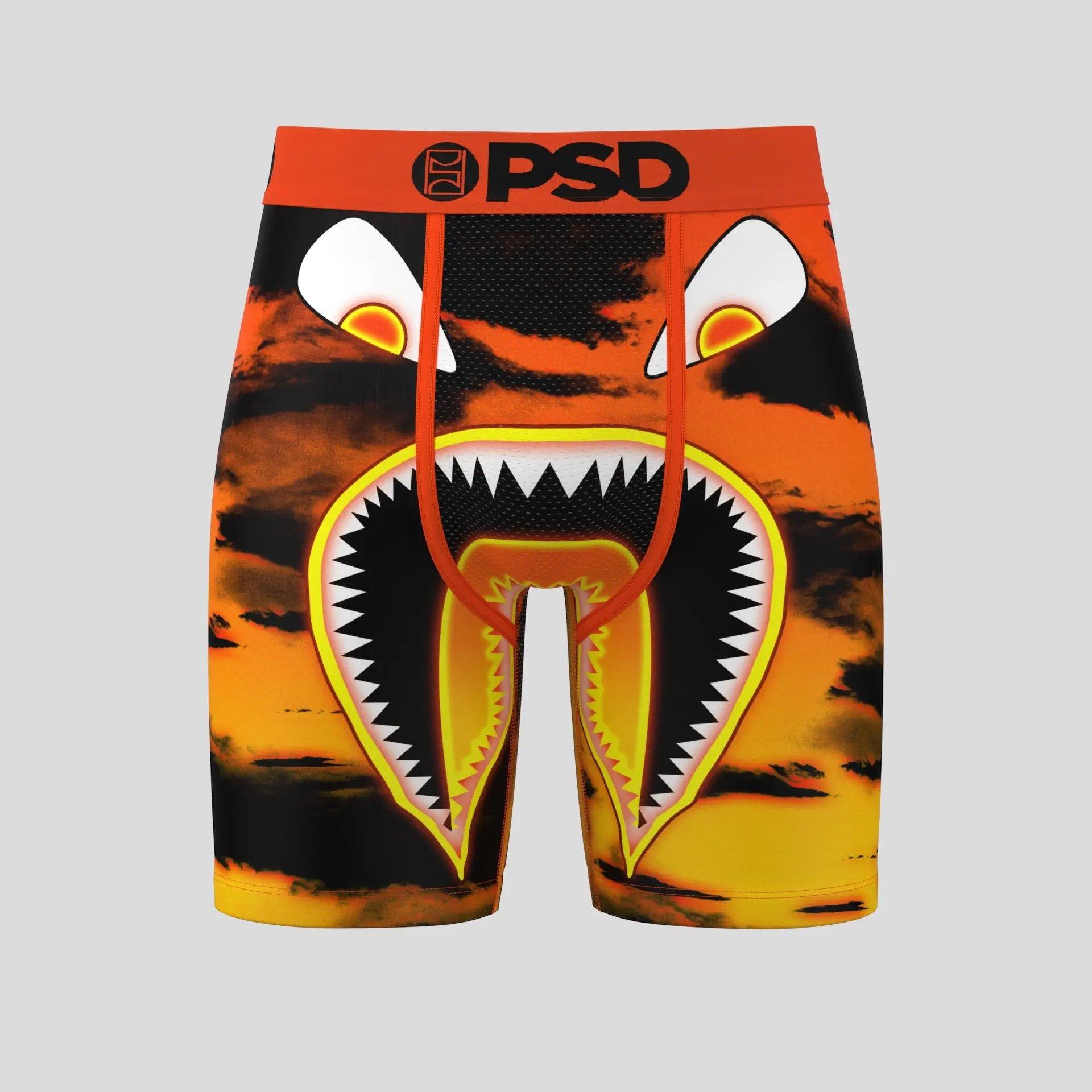 Psd Underwear Men's Blaze Boxer Briefs -  - Small
