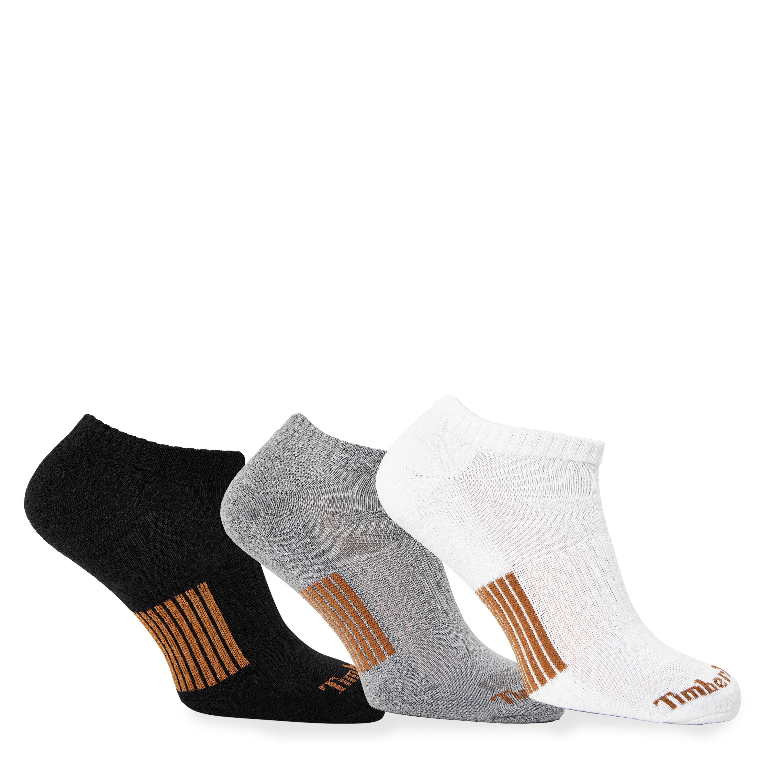 Multi Colour - Timberland - Men's 3P DbLogo NShow Liner Invisible Socks - 1