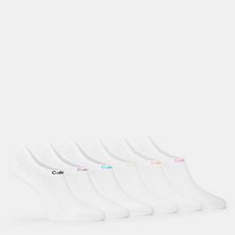 Calvin Klein 6-Pack Invisible Socks Womens