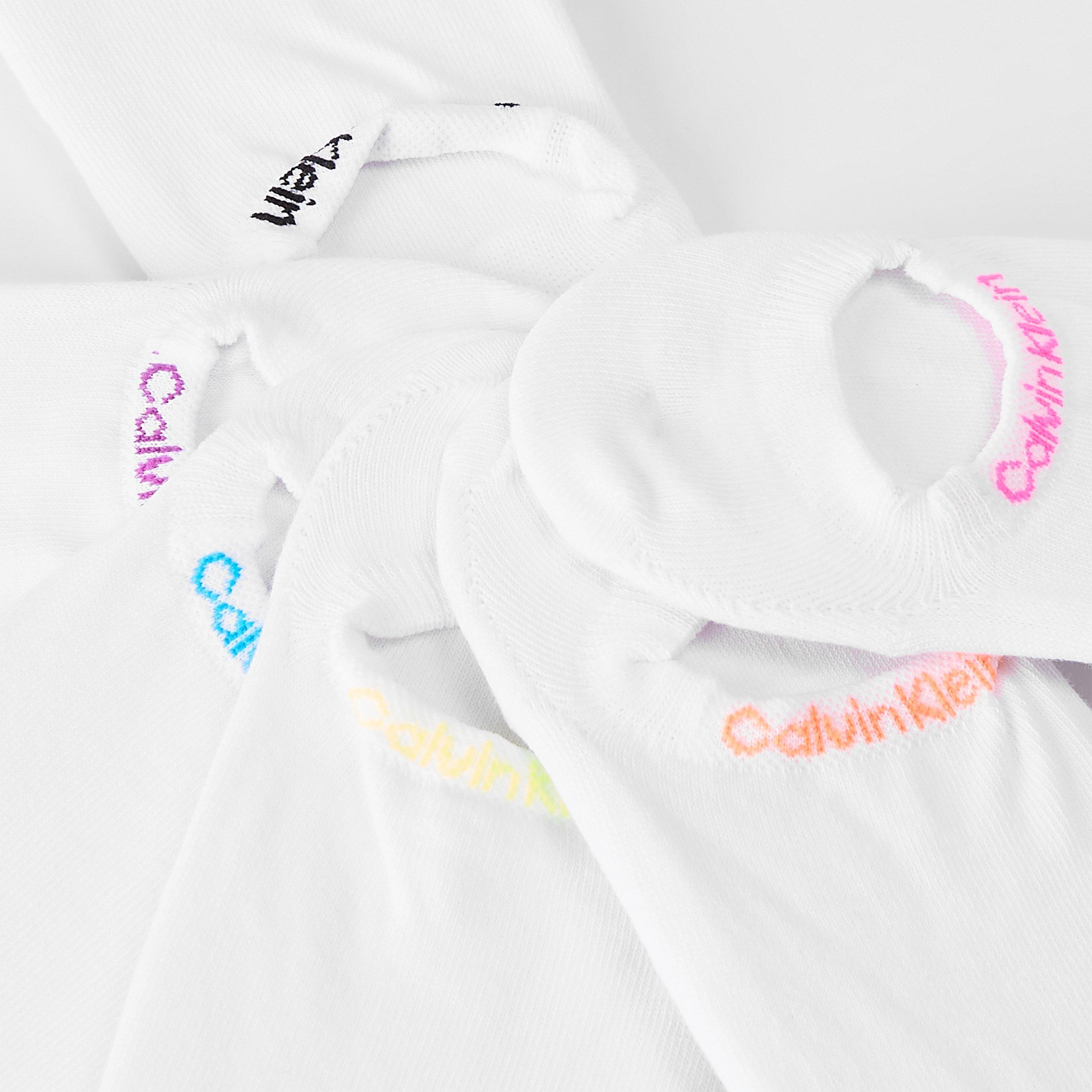 White - Calvin Klein - Invisible Trainer Socks - 2