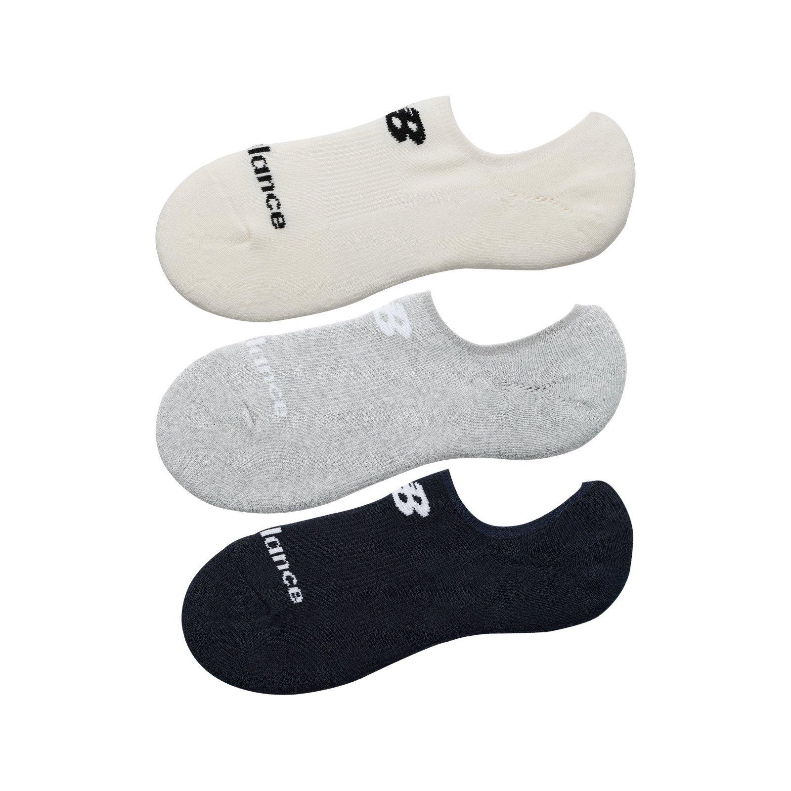 Multi - New Balance - Everyday Ultra Low Unisex Adults No Show Socks 3 Pairs - 2