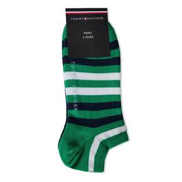 Tommy Hilfiger Duo Striped Trainer Socks 2 Pairs