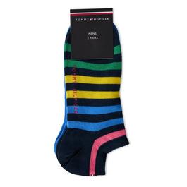 Tommy Hilfiger Duo Striped Trainer Socks 2 Pairs