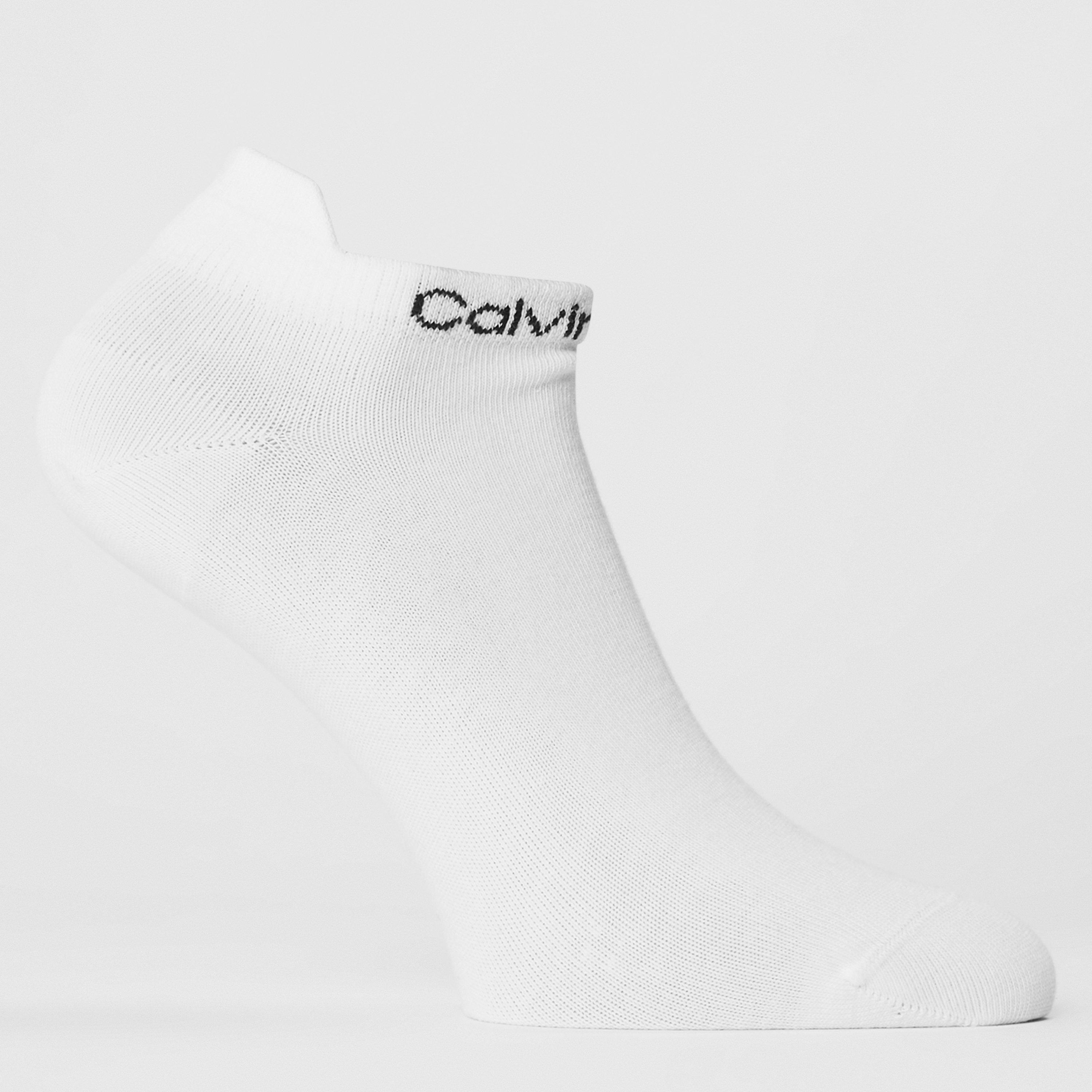 White - Calvin Klein - Women's Trainers Socks - 1