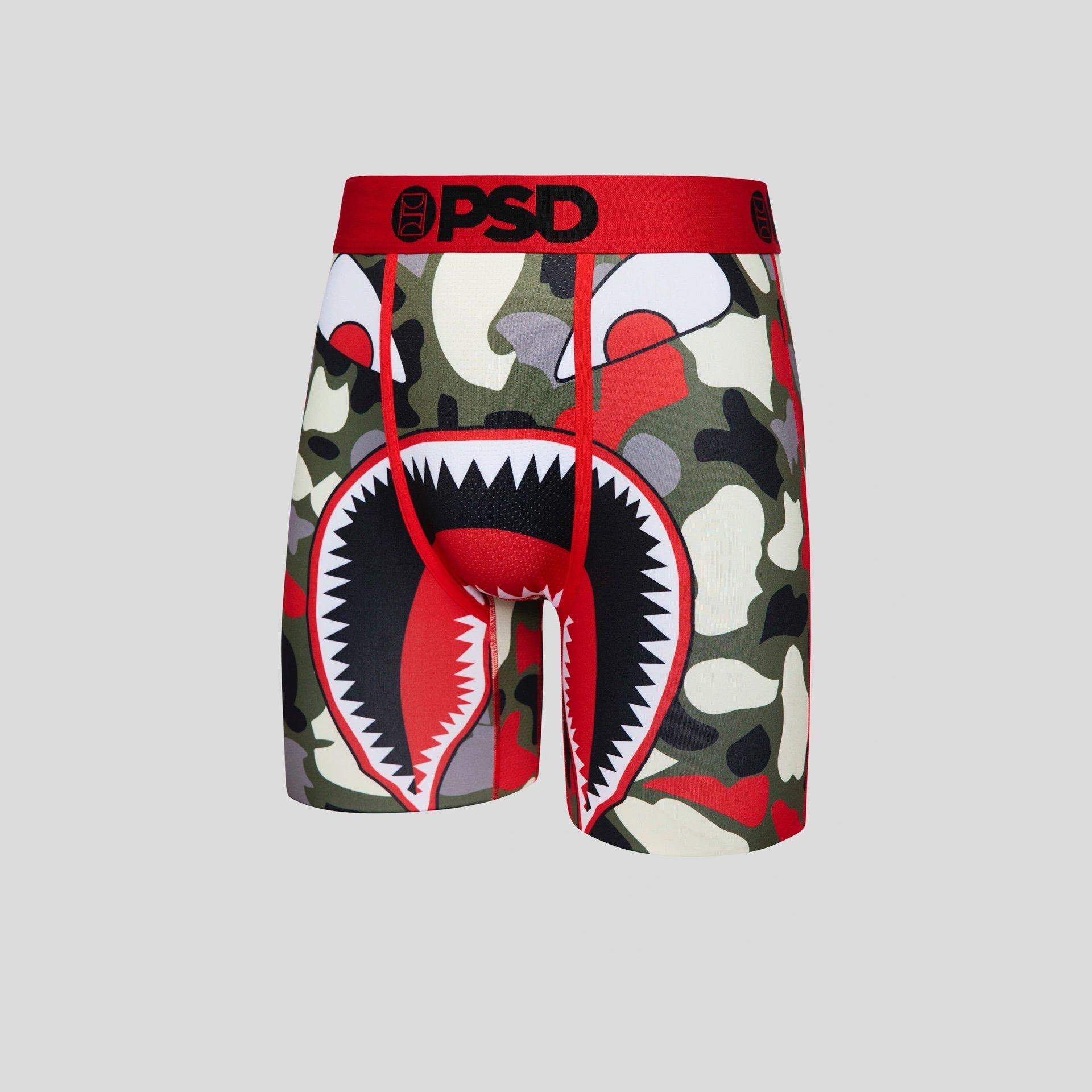 Multi - PSD Underwear - Olive Boxer Briefs - 3