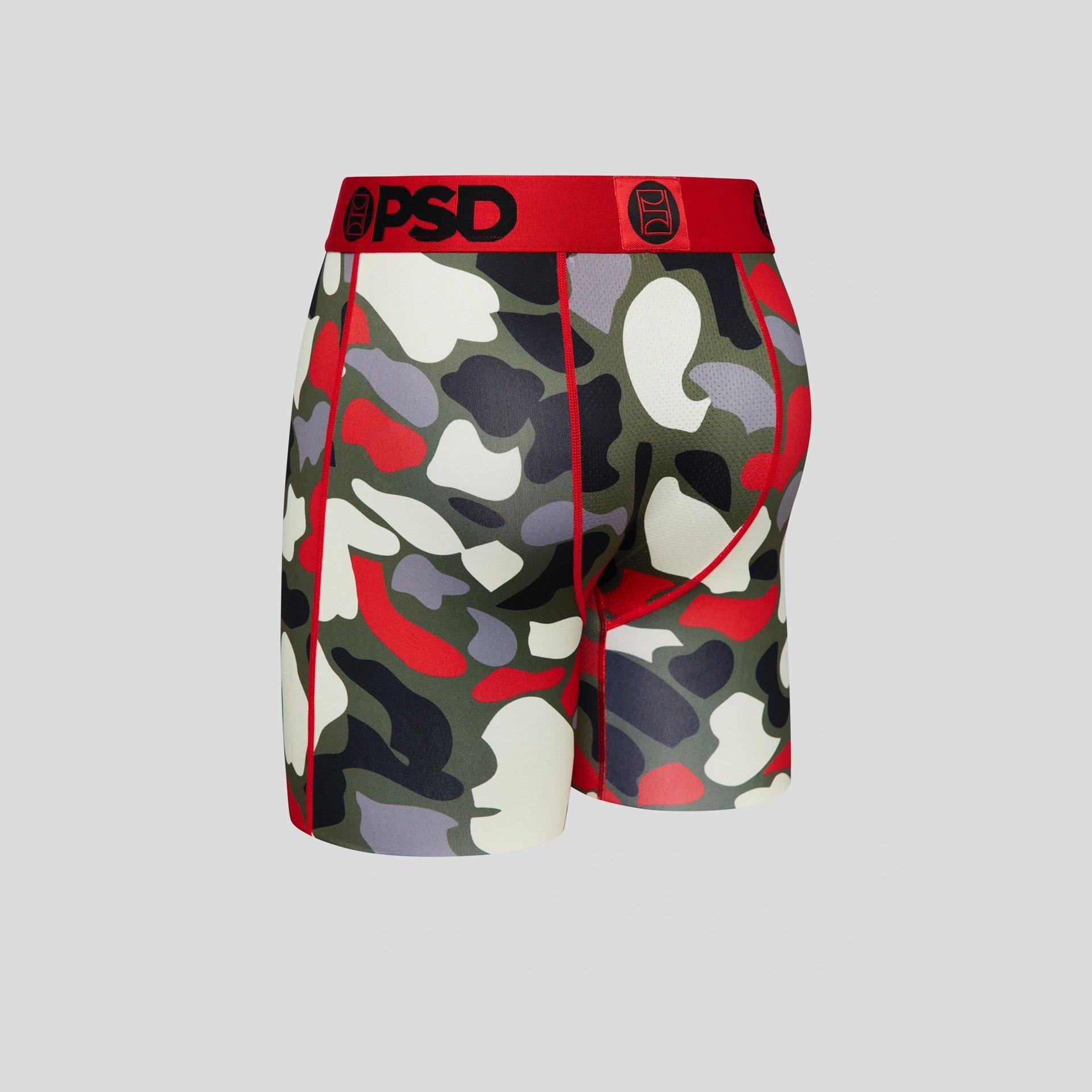 Multi - PSD Underwear - Olive Boxer Briefs - 4