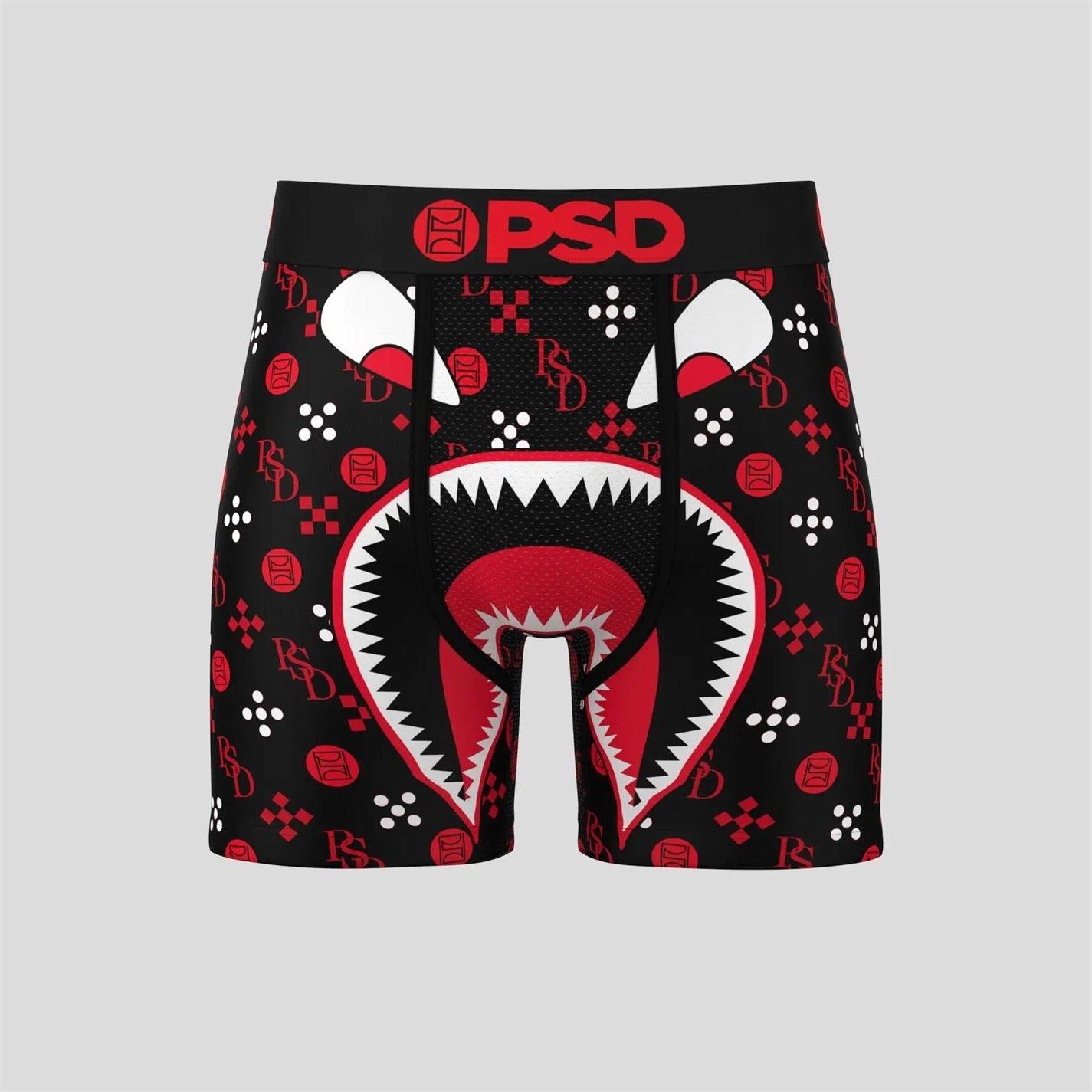 Multicolorido - PSD Underwear - Men's Luxury Red Boxer Briefs - 1